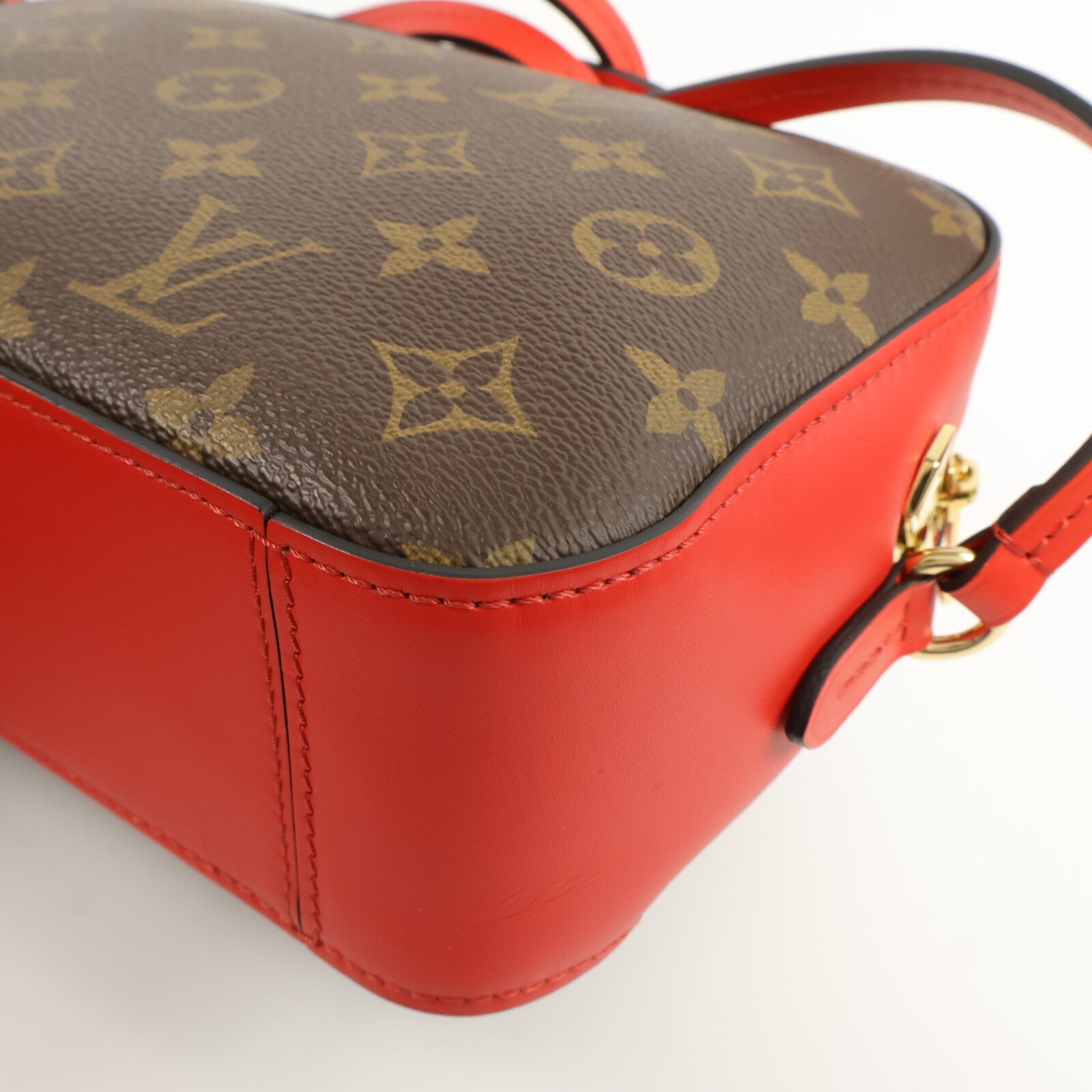 LOUIS VUITTON 塗層帆布Monogram Saintonge手挽肩背兩用袋