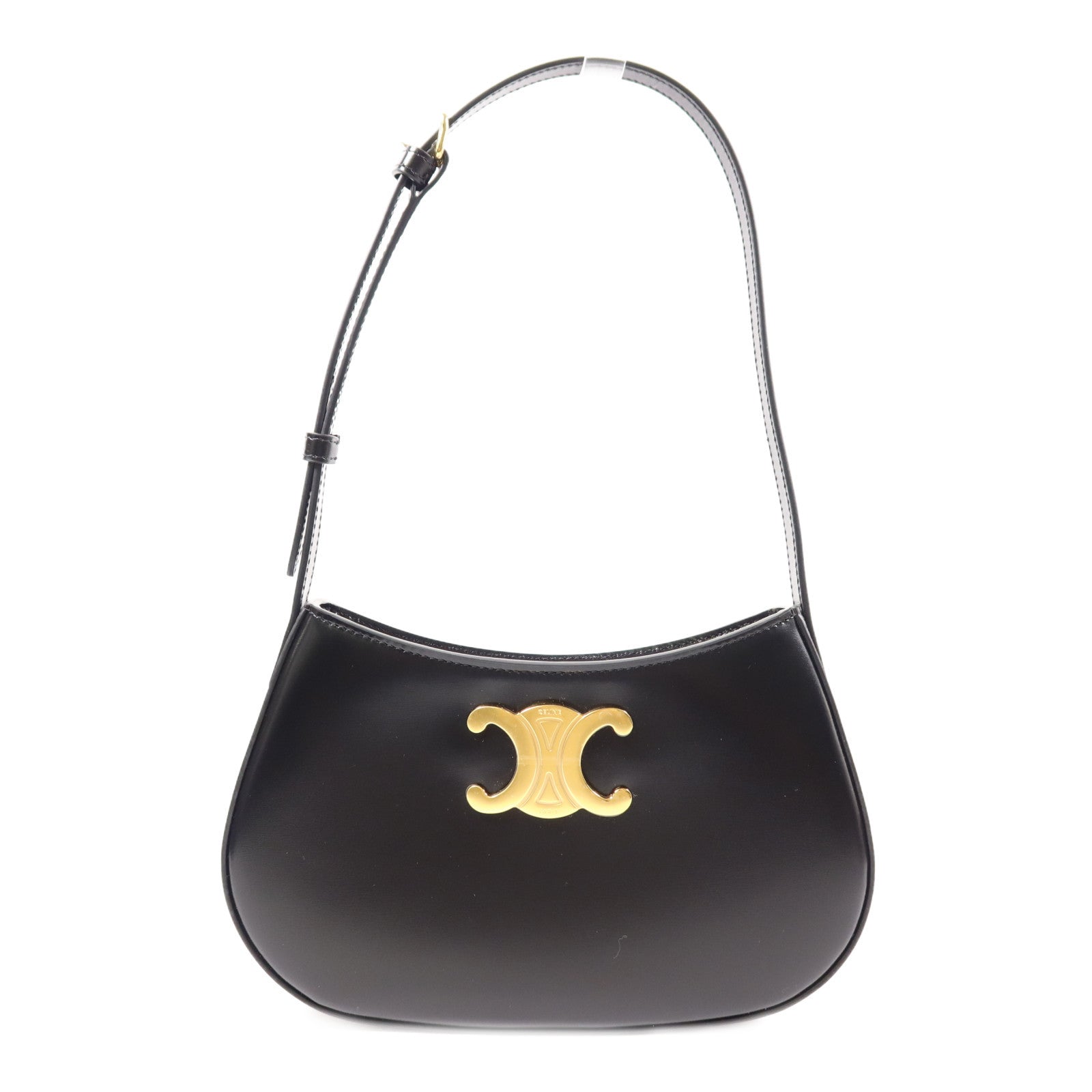 CELINE 牛皮皮革Medium Tilly Bag金扣肩背袋