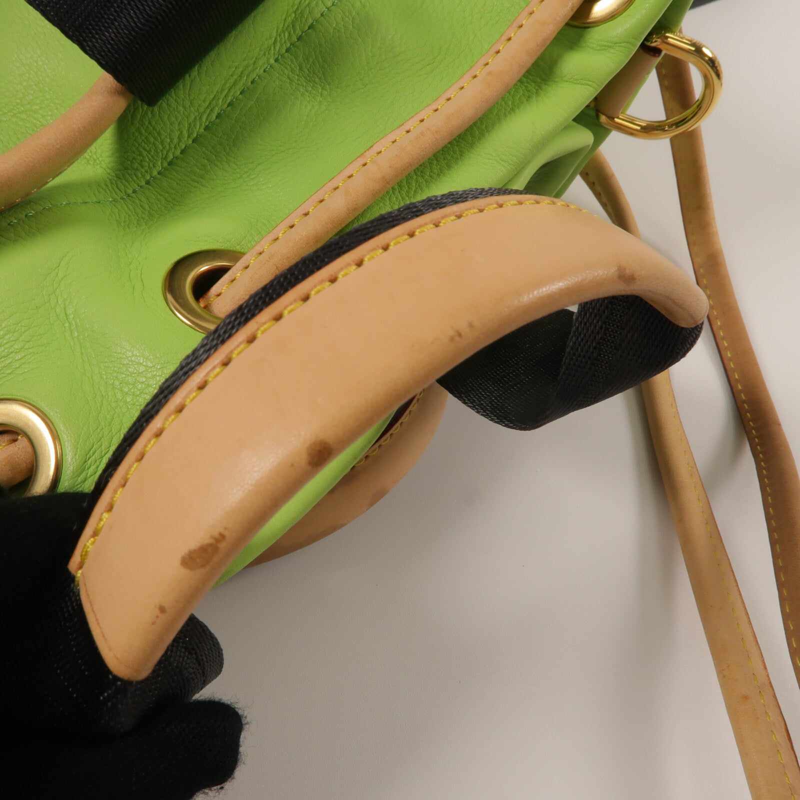 LOUIS VUITTON Monogram Cheche/牛皮皮革Gypsy PM手挽肩背兩用袋