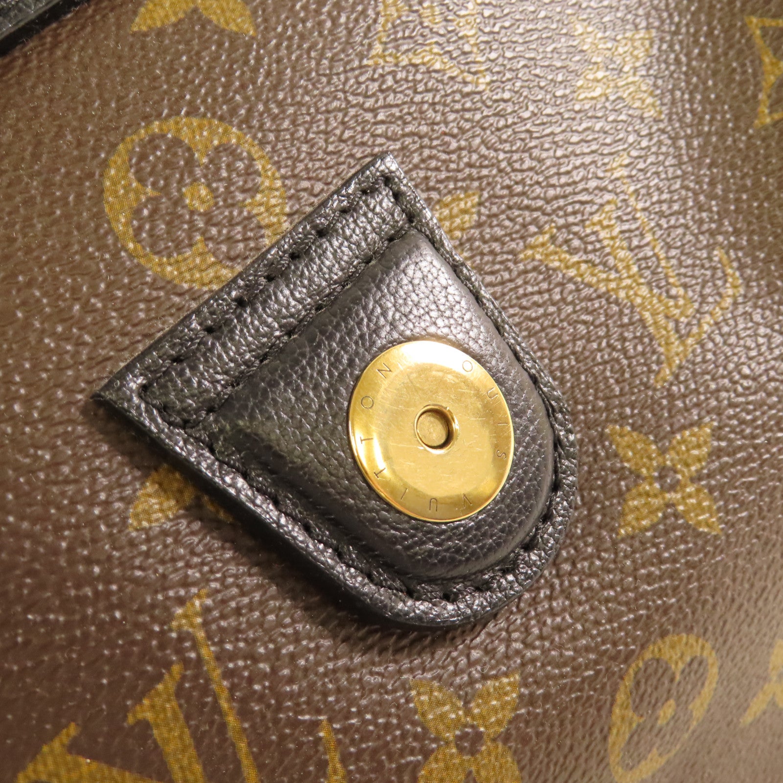 LOUIS VUITTON Monogram Golden Arrow Speedy 30 Handbag金扣手挽袋啡色/黑色
