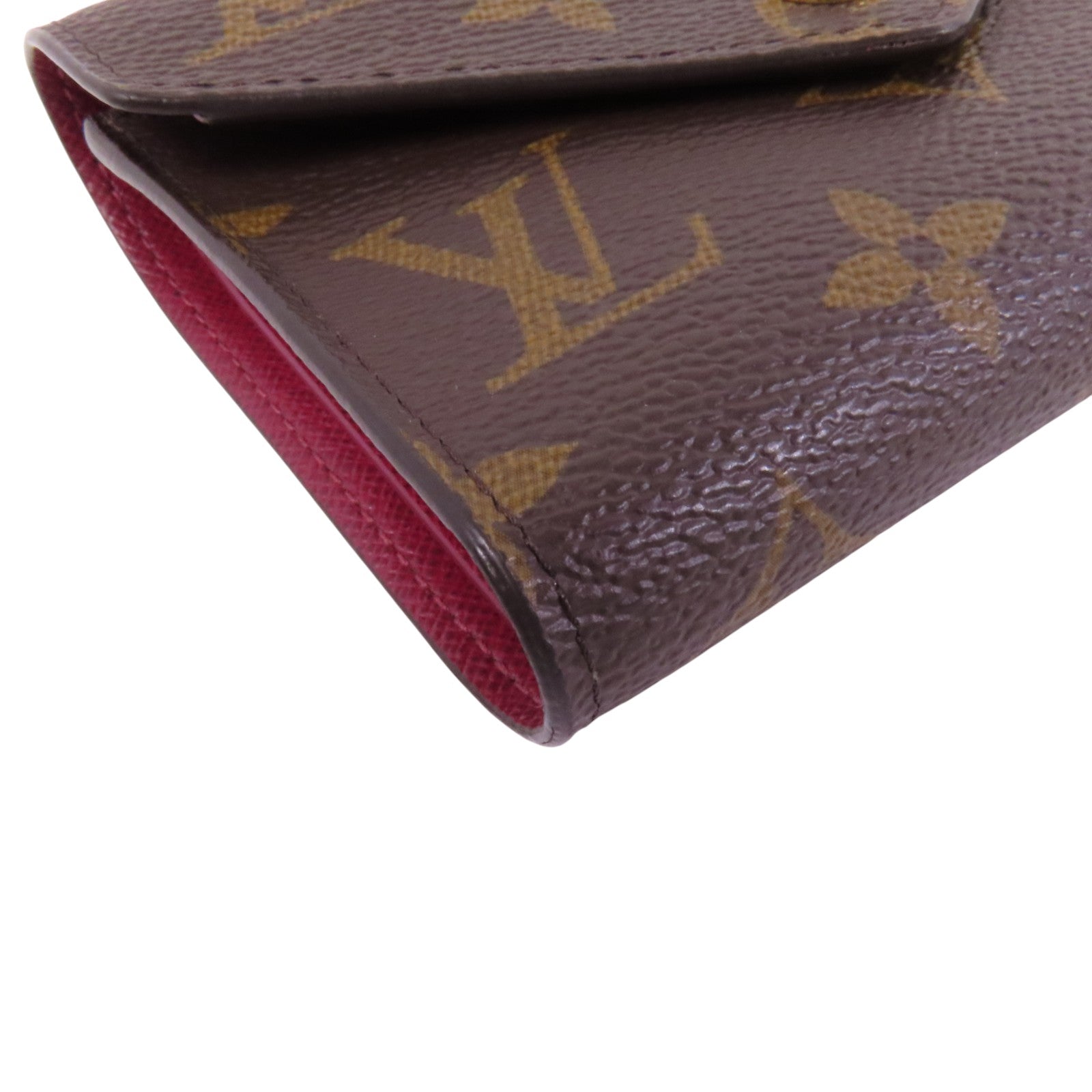 LOUIS VUITTON Monogram Victorine Wallet金扣短錢包