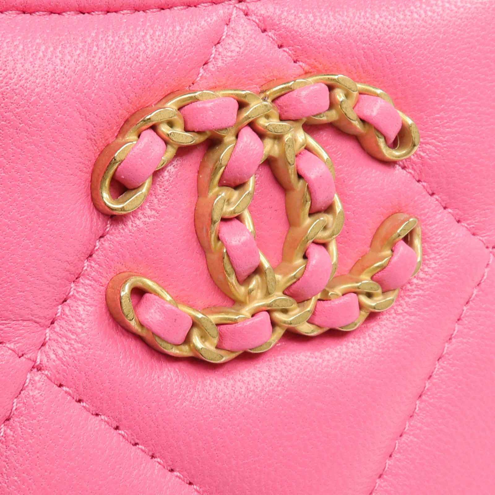 CHANEL 羊皮皮革Card Case金扣卡片套