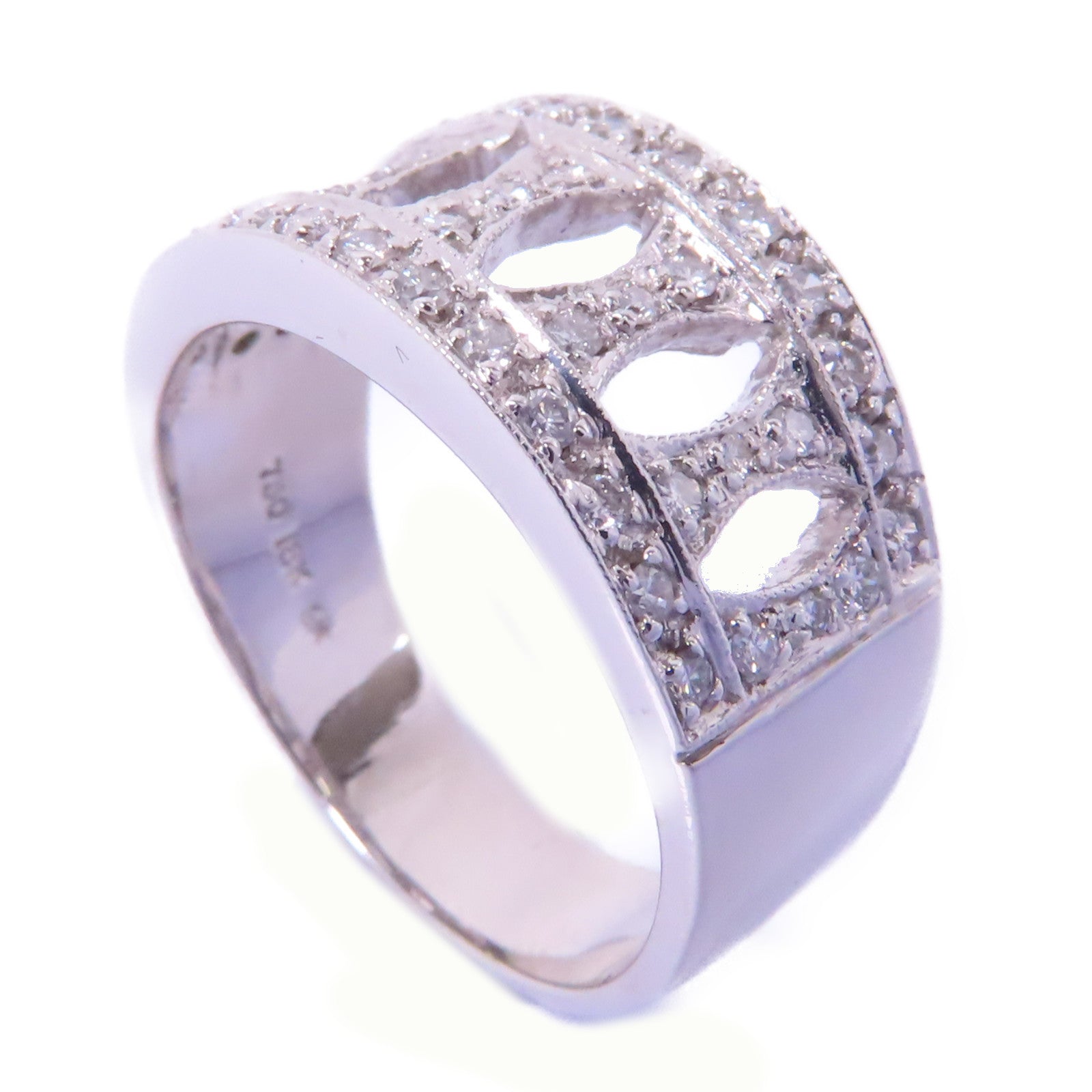 JEWELRY 18K白金Diamond Ring鑽石戒指US#7