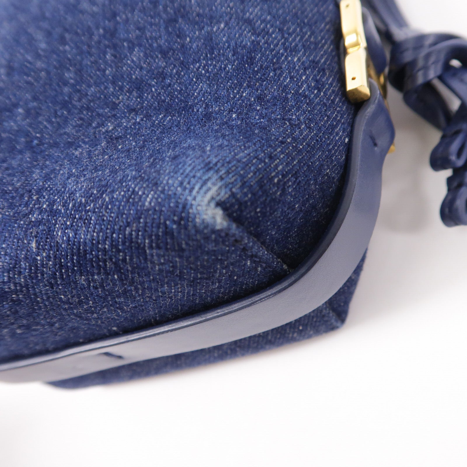 Chloe 牛仔布Marcie鏈帶肩背袋