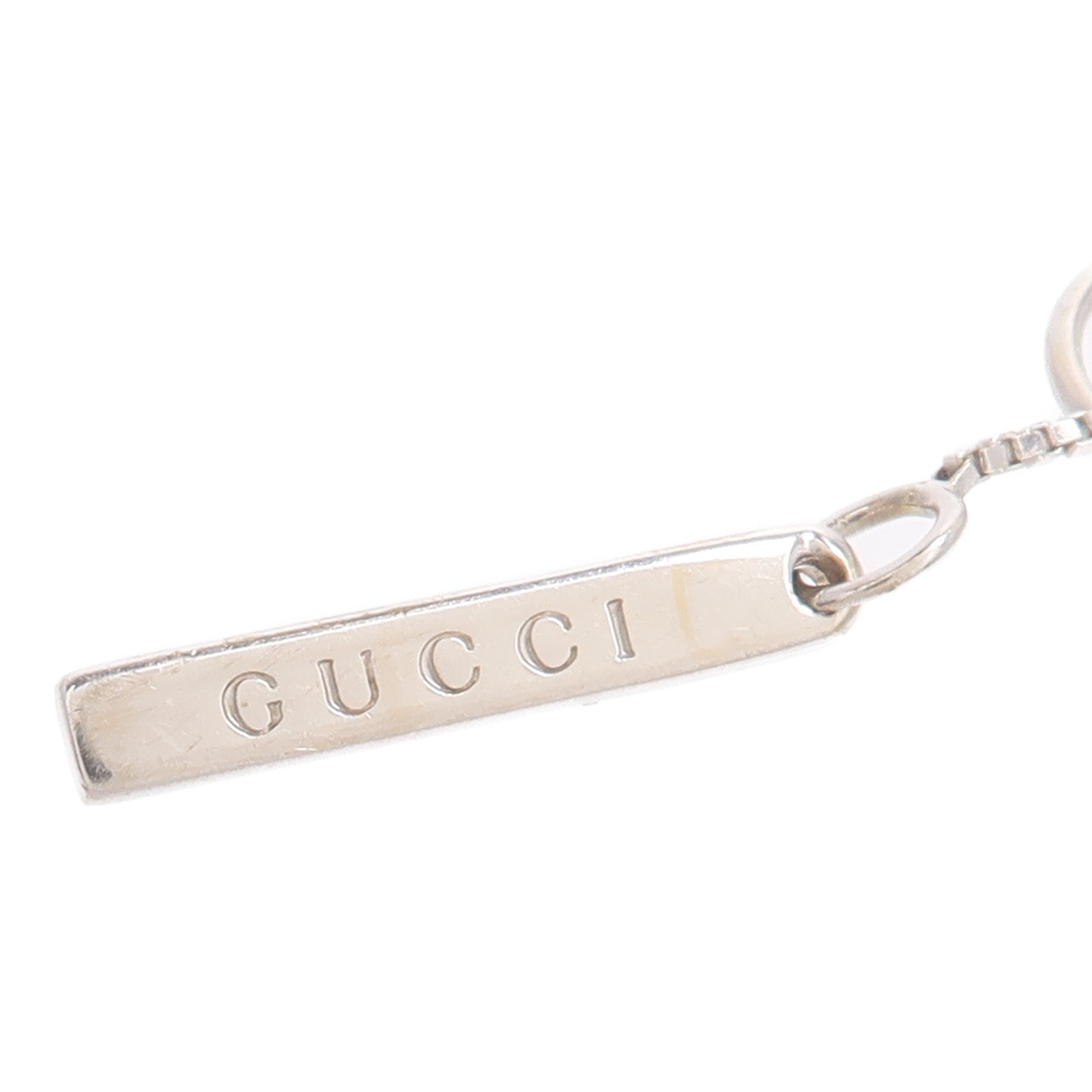 GUCCI 18K白金Link To Love Necklace項鍊