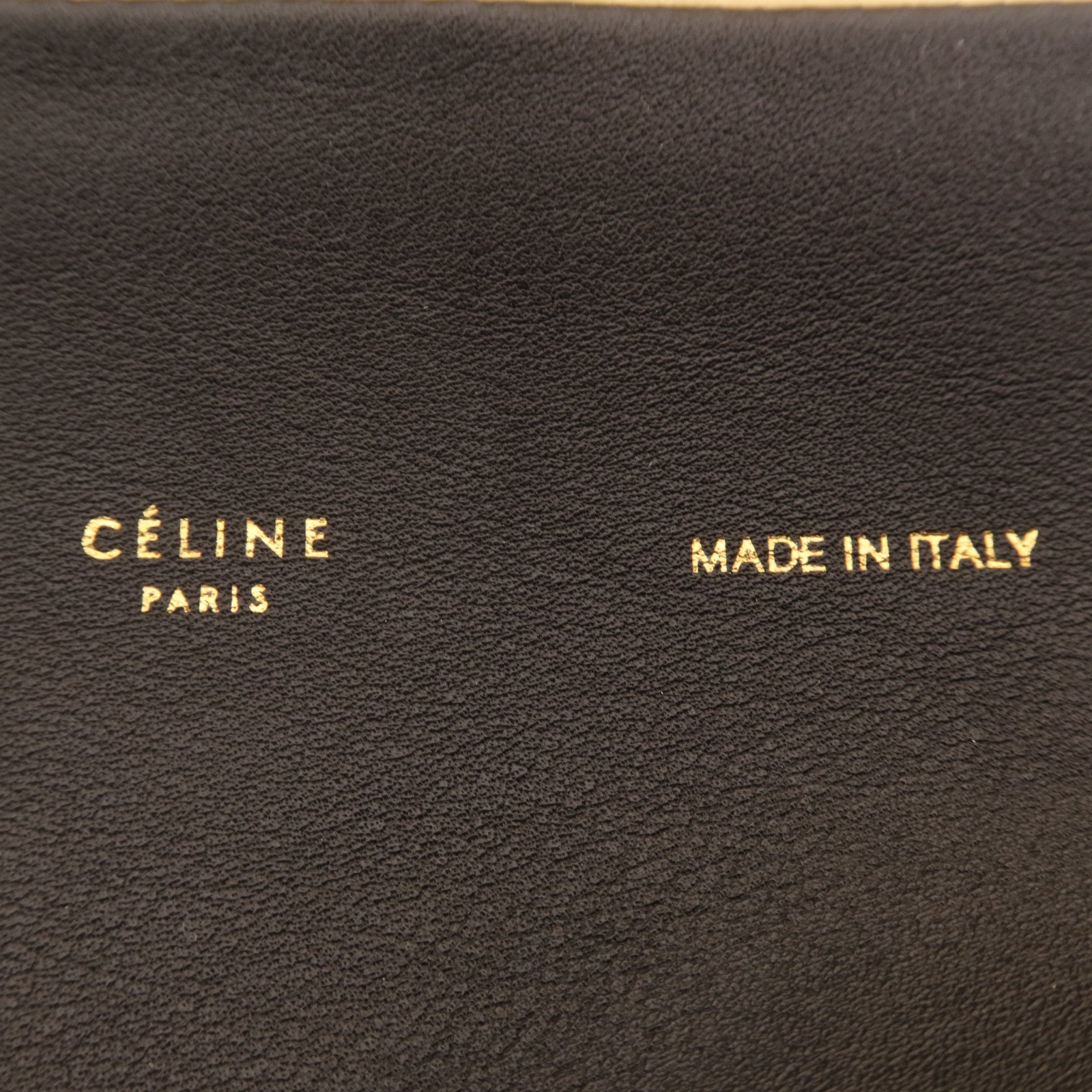 CELINE 牛皮皮革Hand Bag銀扣手挽袋