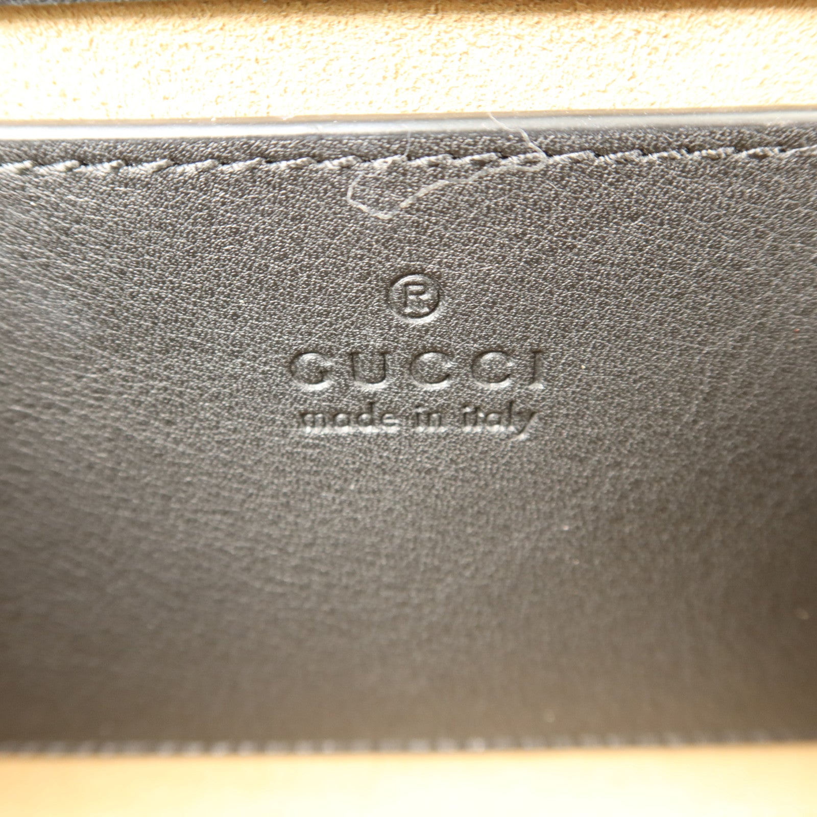 GUCCI 塗層帆布/牛皮皮革Padlock Supreme手挽肩背兩用袋