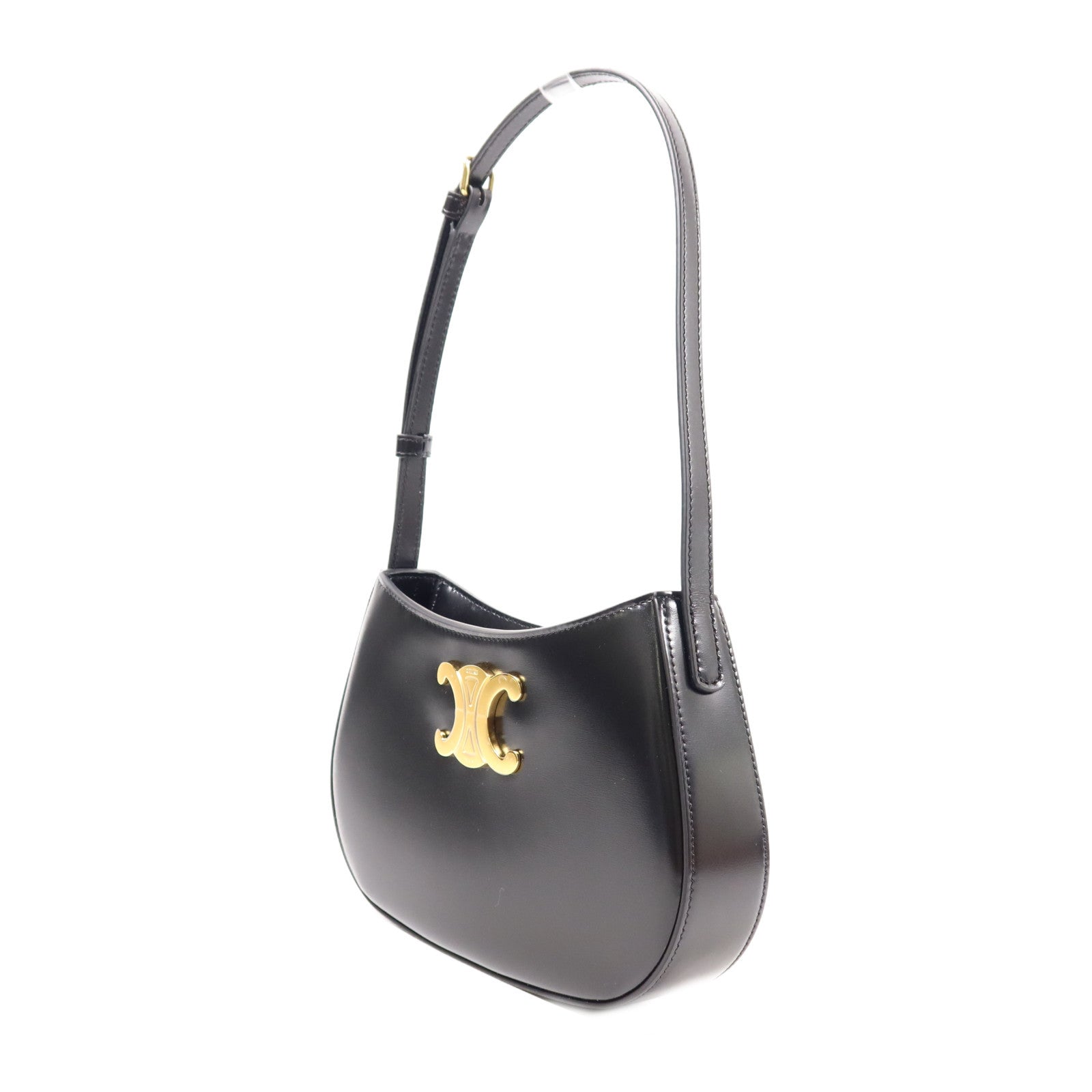 CELINE 牛皮皮革Medium Tilly Bag金扣肩背袋