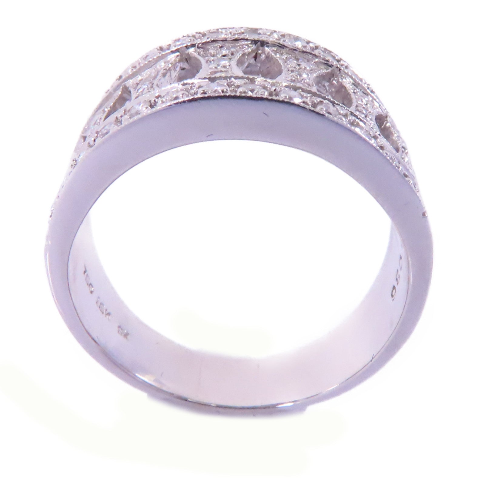 JEWELRY 18K白金Diamond Ring鑽石戒指US#7