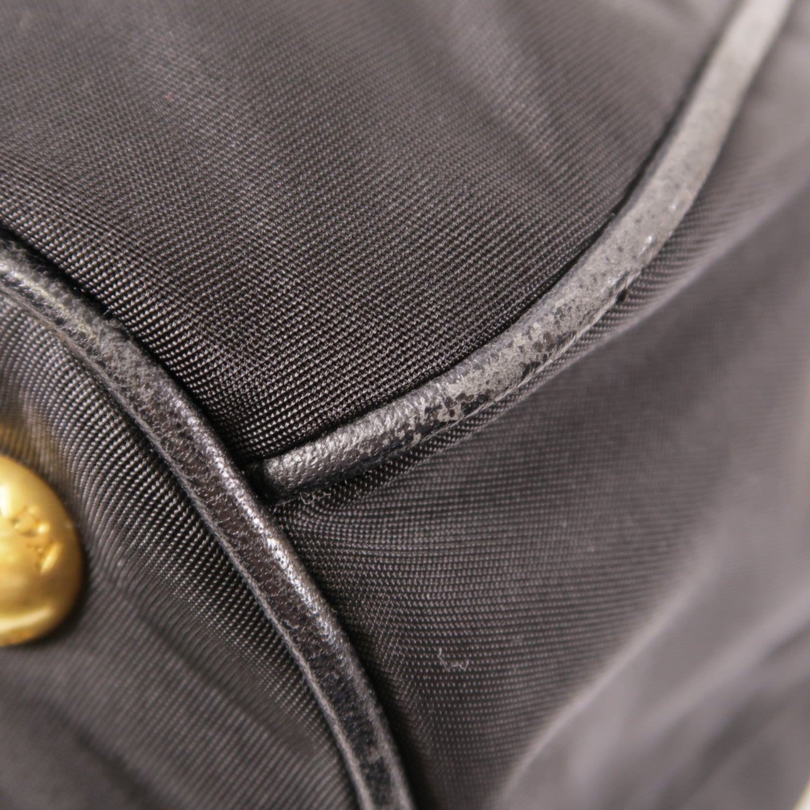 PRADA 尼龍2 Way Shoulder金扣手挽肩背兩用袋
