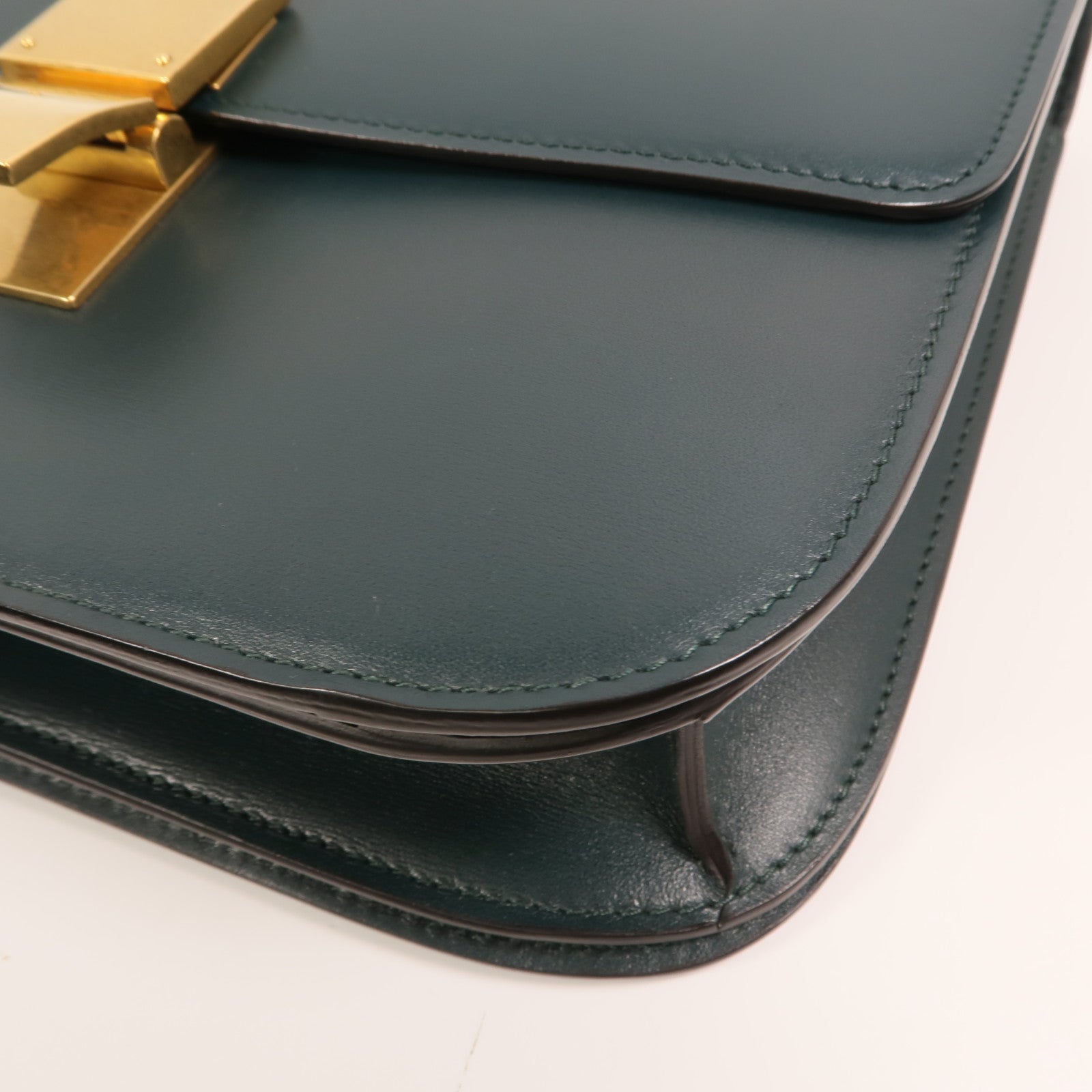 CELINE 【激減優惠】牛皮皮革Classic Box金扣肩背袋