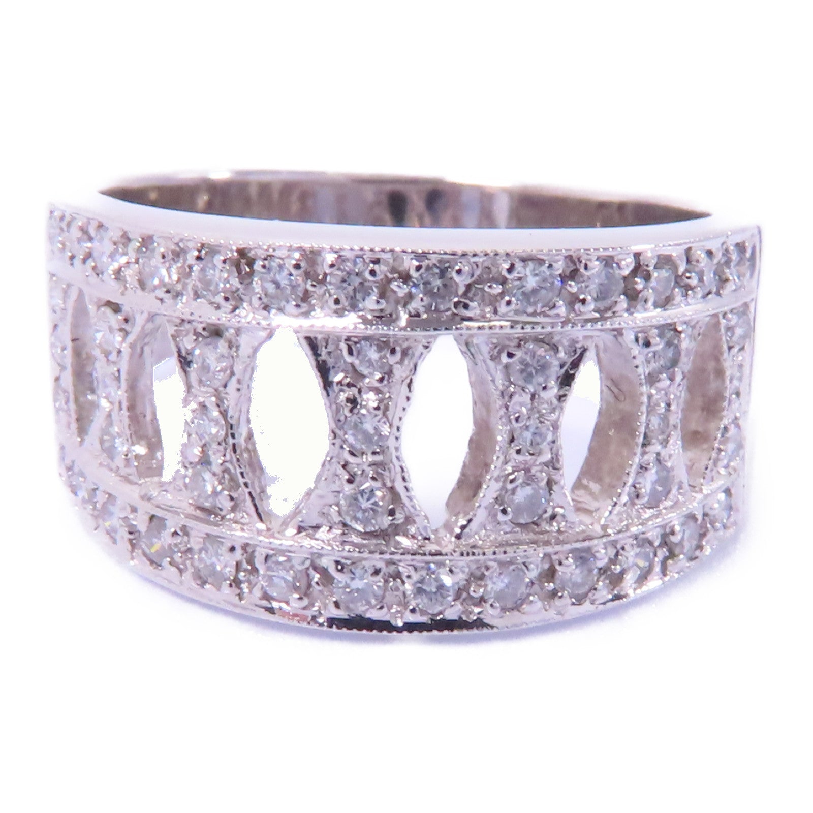 JEWELRY 18K白金Diamond Ring鑽石戒指US#7