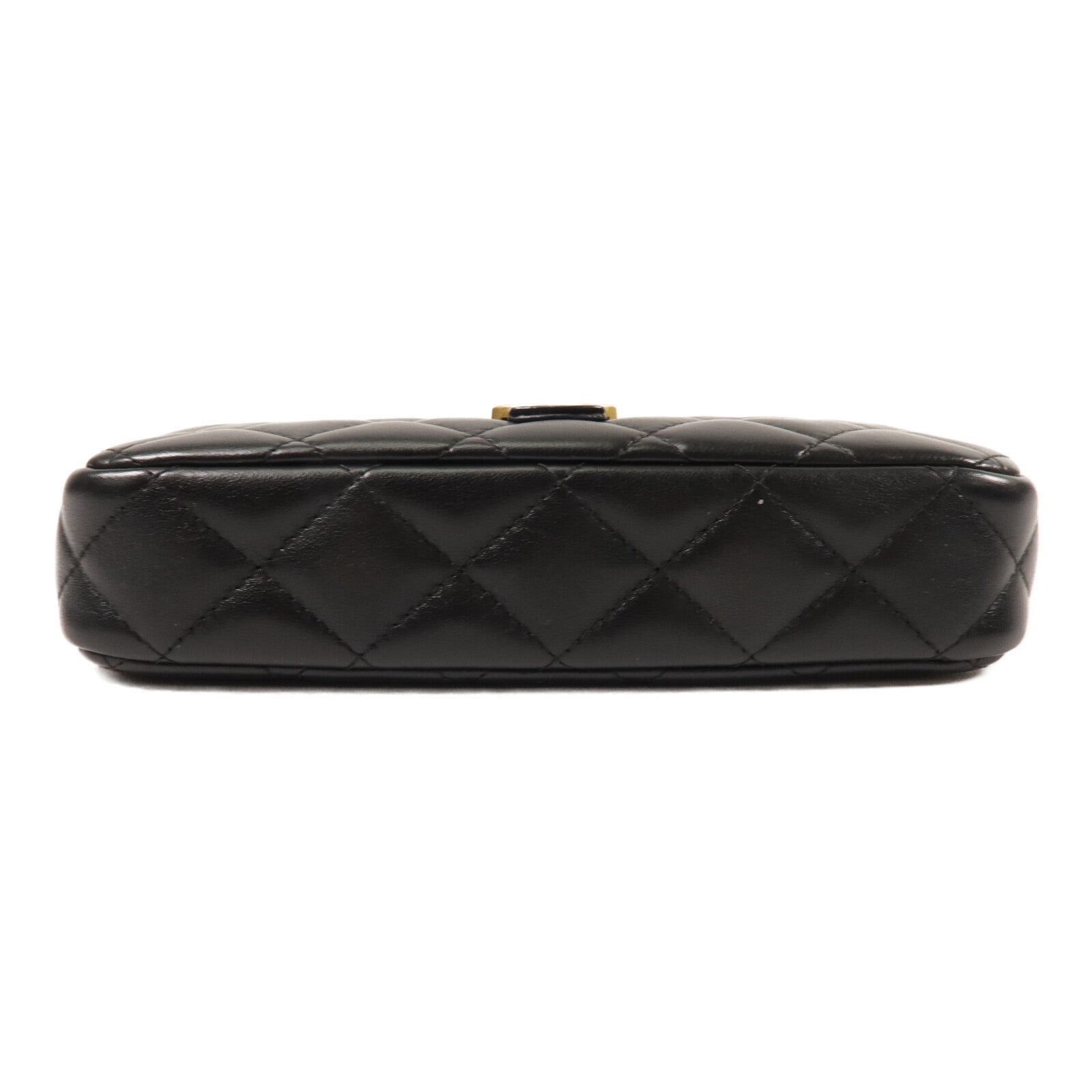 CHANEL 羊皮/麂皮皮革Phone Bag鏈帶肩背袋