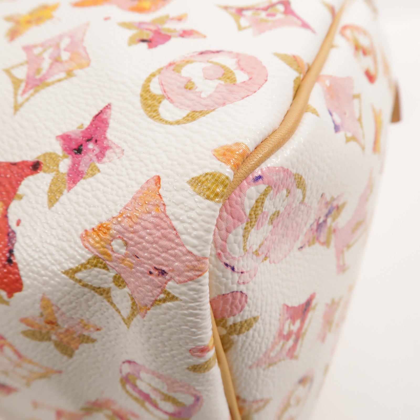 LOUIS VUITTON Watercolor Monogram Aquarelle Speedy 35手挽袋