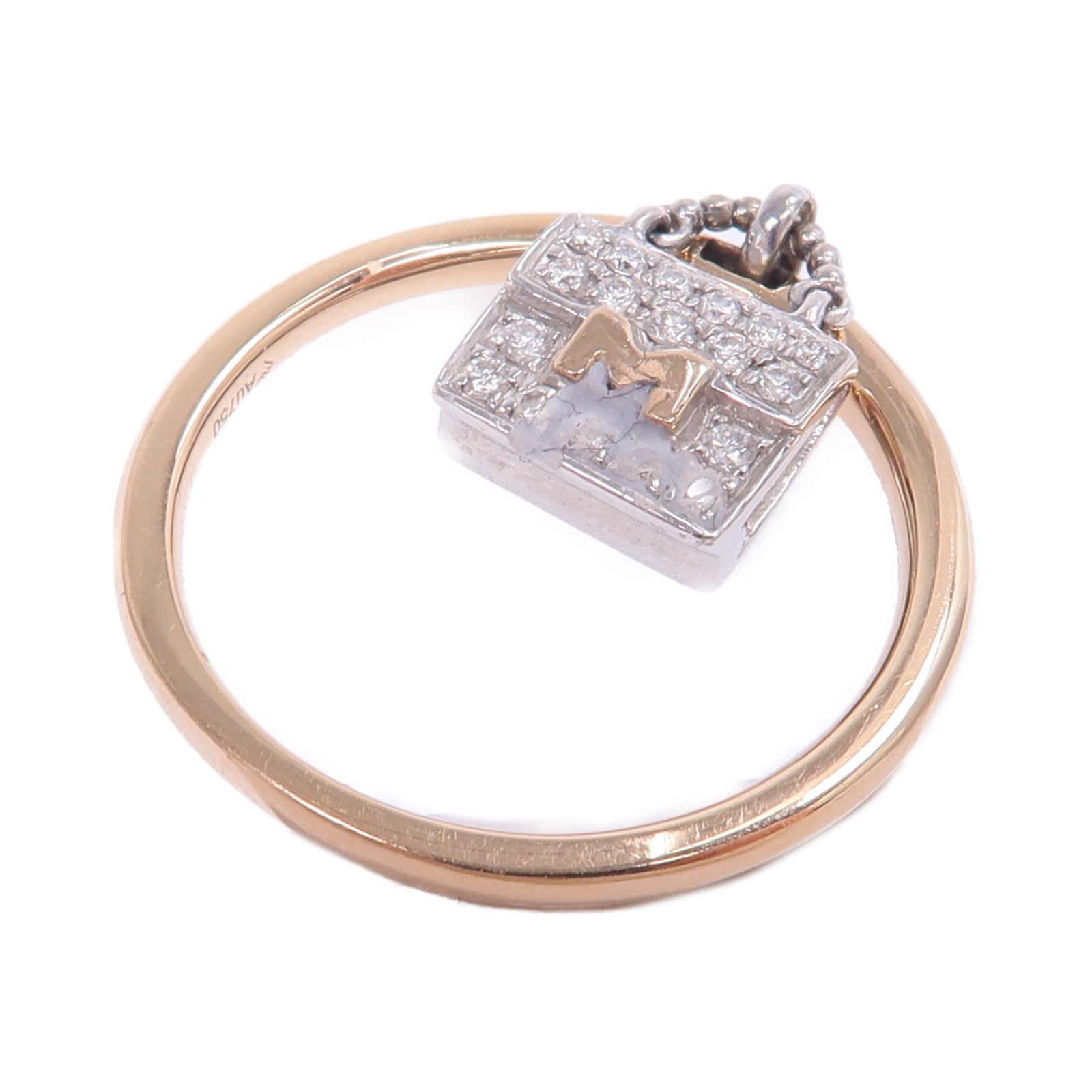 JEWELRY 【激減優惠】18K白金/玫瑰金Diamond Ring鑽石戒指US#5.5
