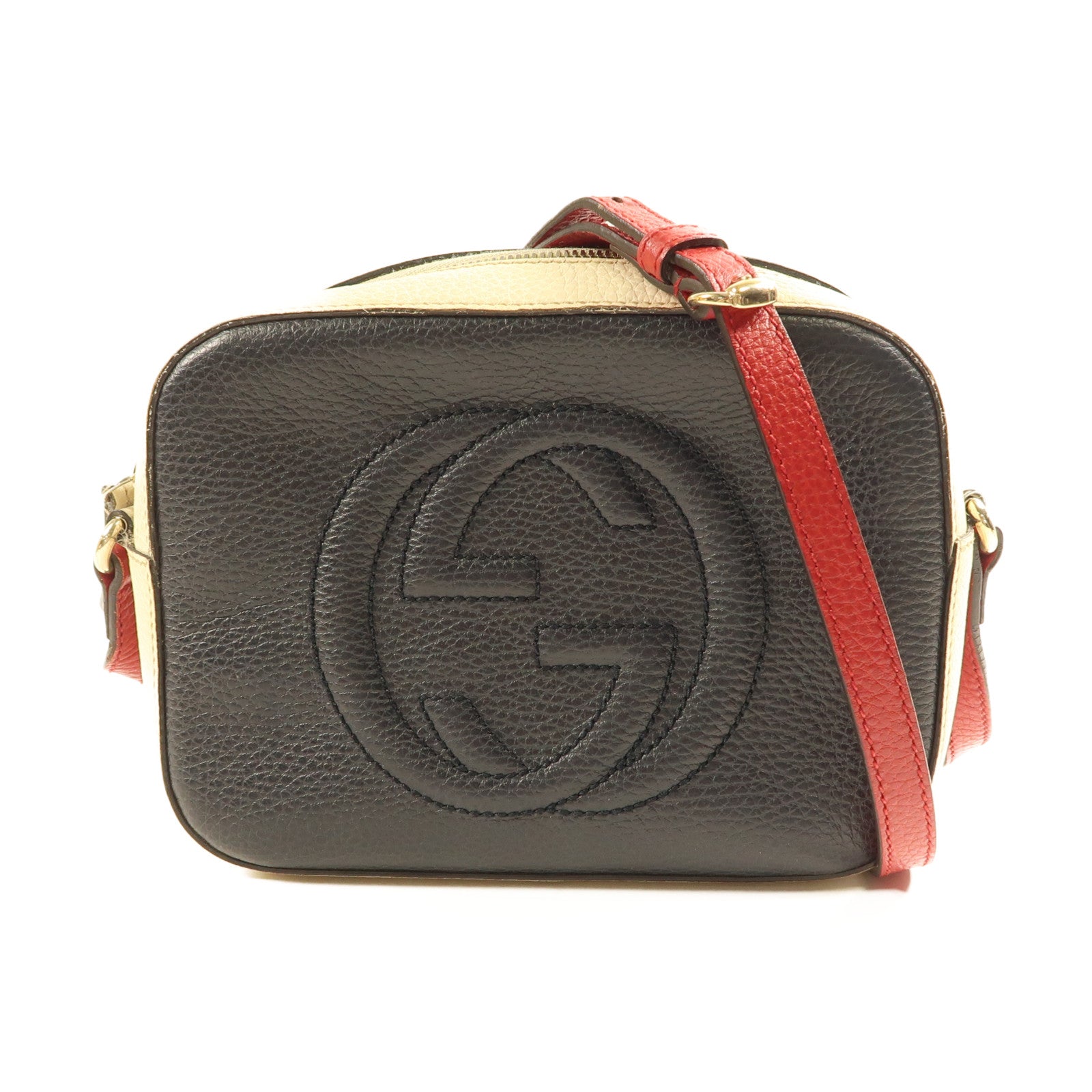 GUCCI 牛皮皮革Shoulder Bag金扣肩背袋