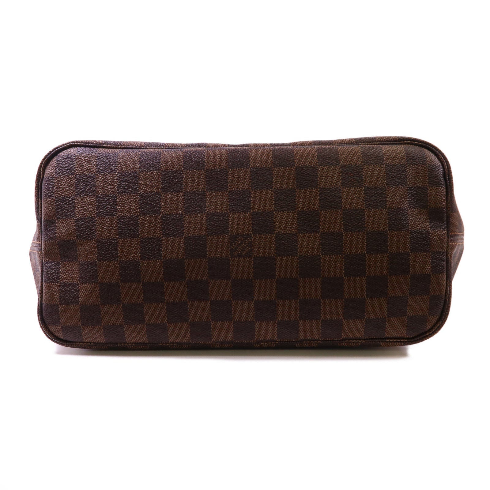 LOUIS VUITTON Damier Neverfull MM金扣肩背袋/手挽袋