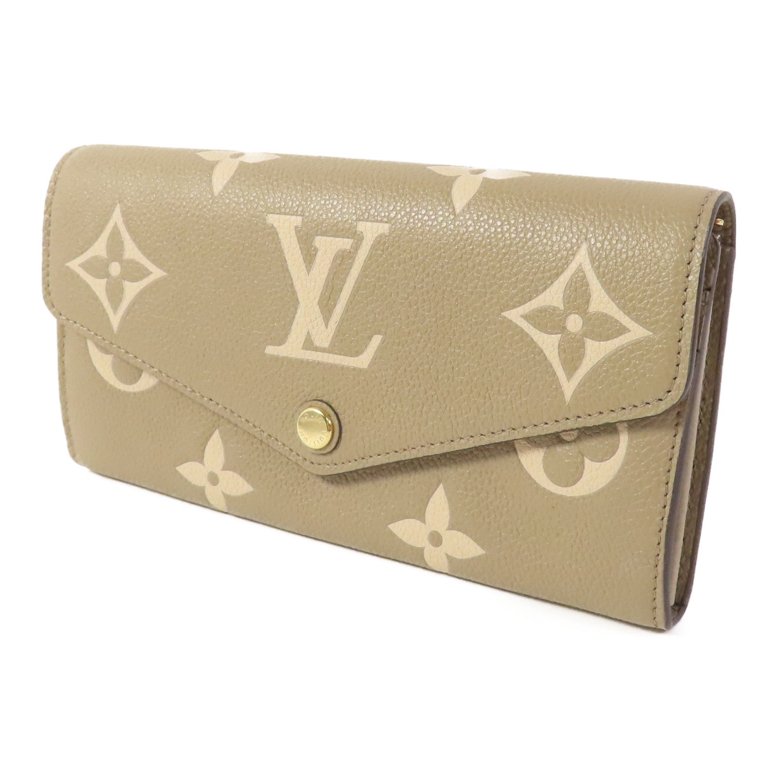 LOUIS VUITTON Mono-Empreinte Sarah長錢包