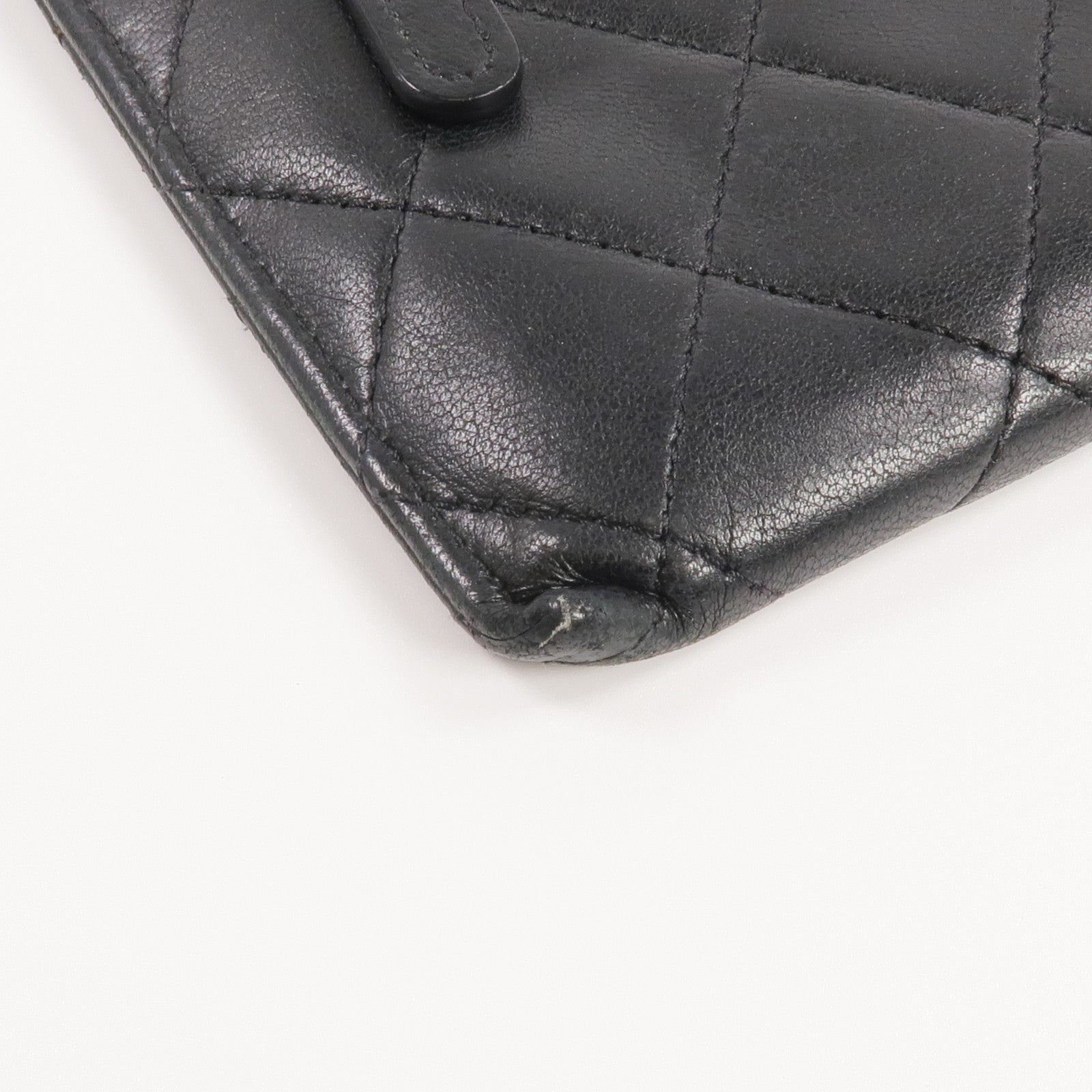 CHANEL 羊皮皮革Long Wallet/Pouch銀扣長錢包