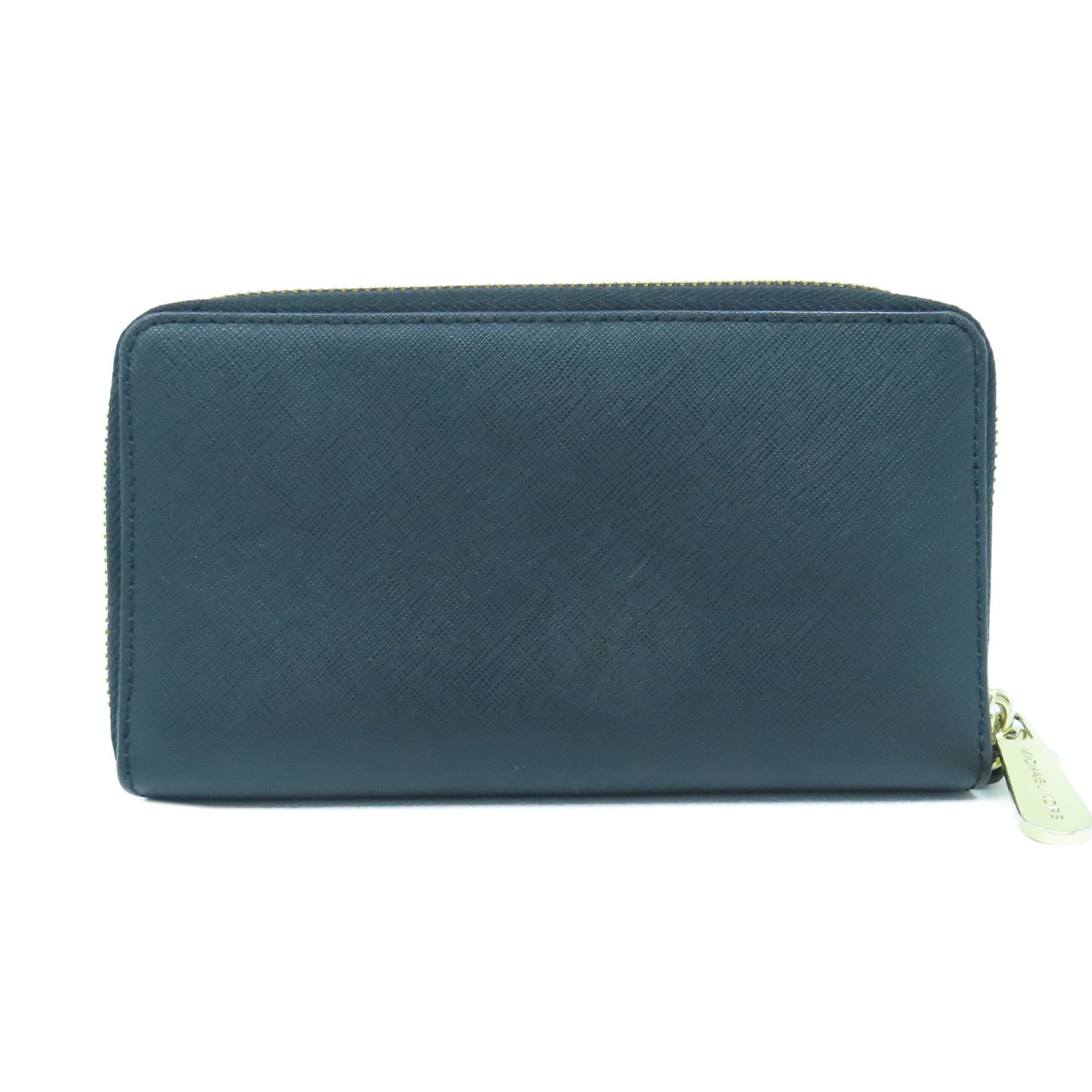 Michael Kors 【激減優惠】牛皮皮革Long Wallet金扣長錢包黑色