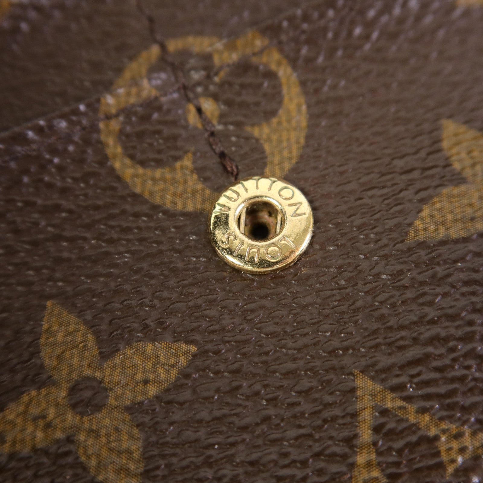 LOUIS VUITTON Monogram Emilie金扣長錢包