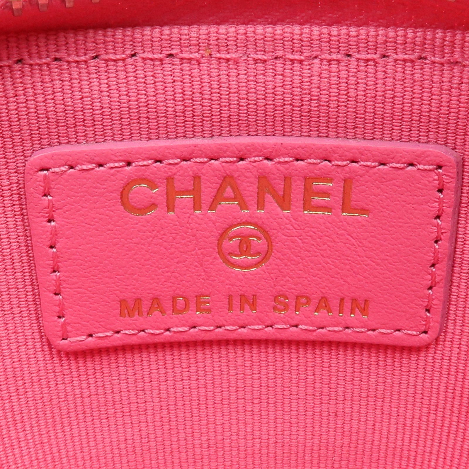 CHANEL 羊皮皮革Card Case金扣卡片套