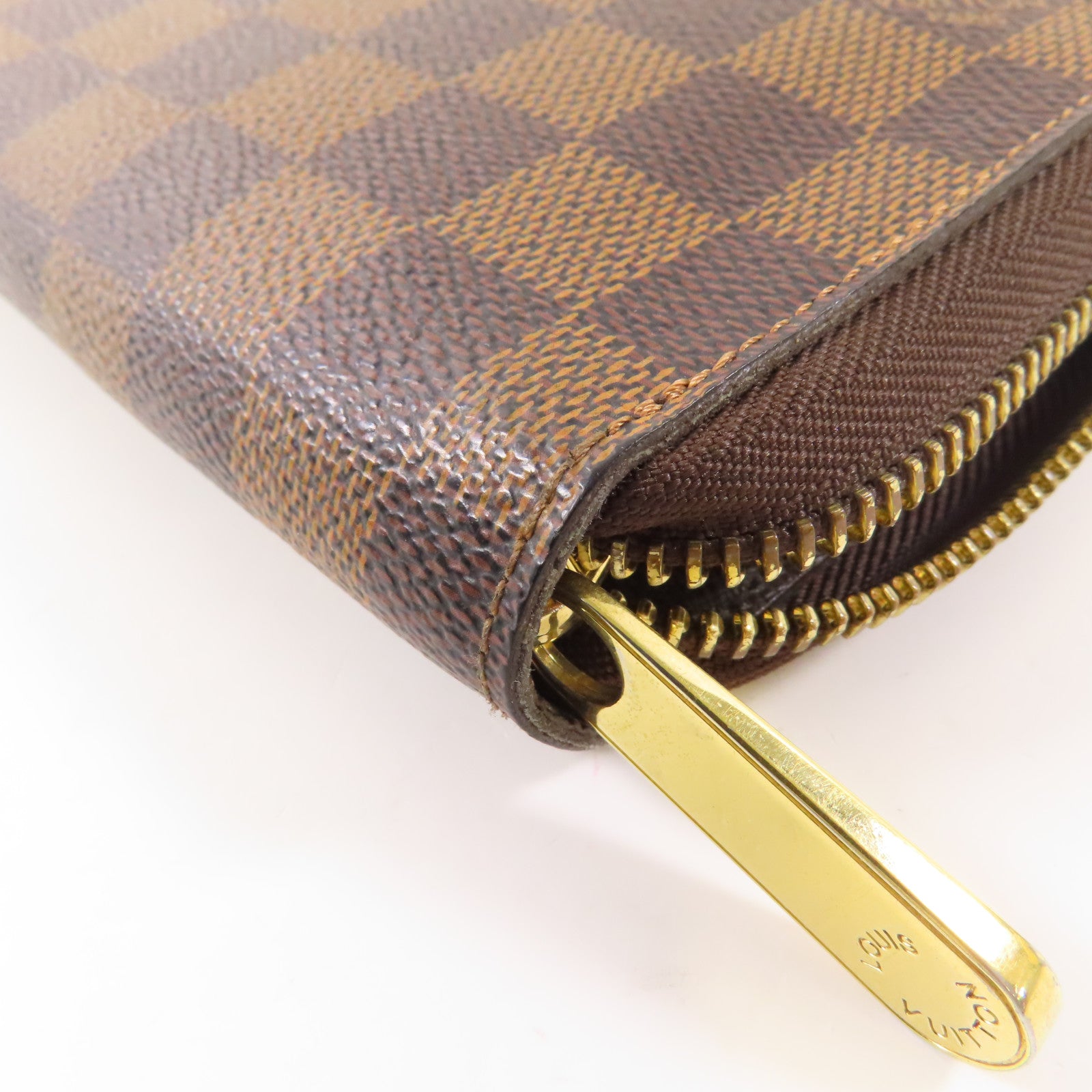 LOUIS VUITTON Damier Zippy Organizer金扣長錢包