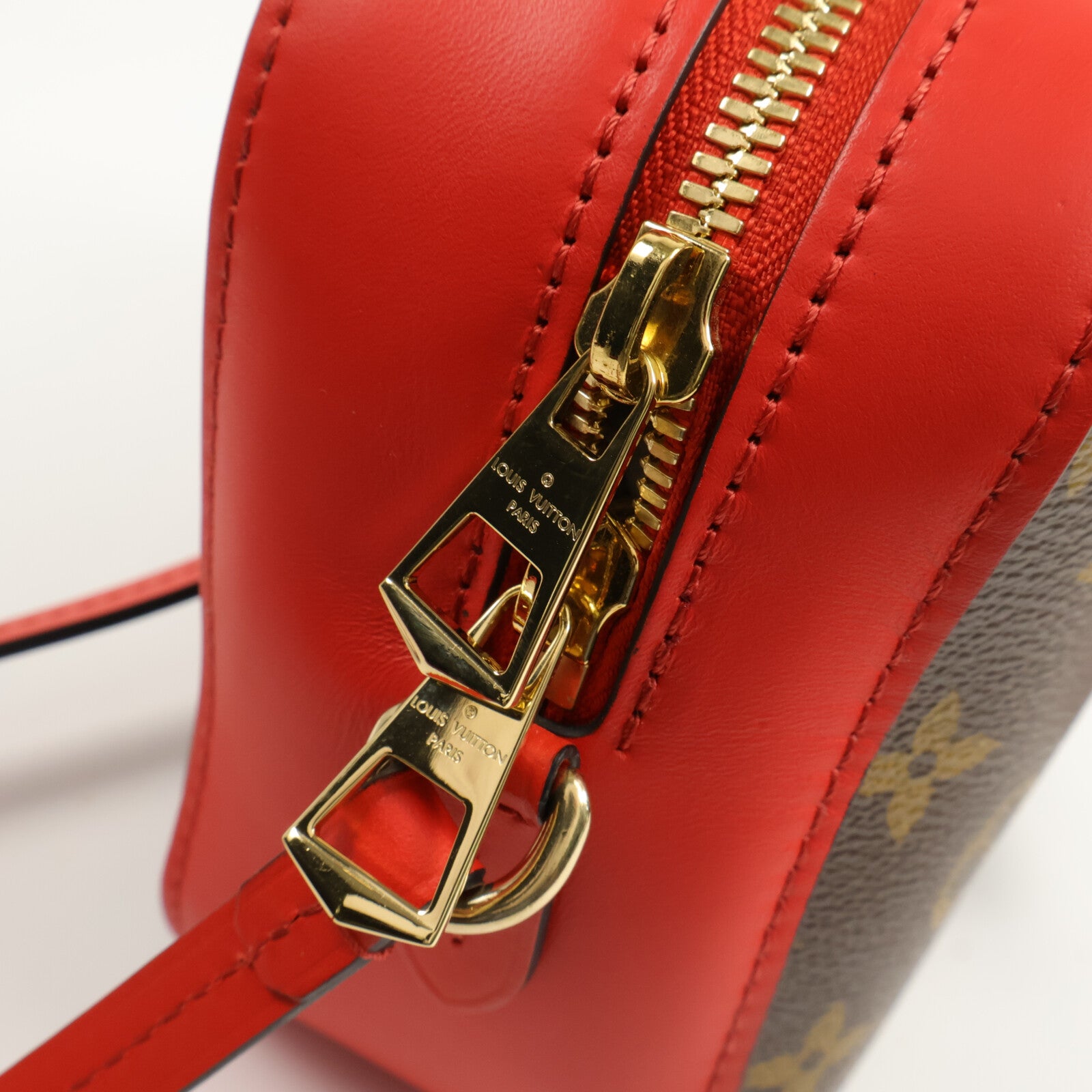 LOUIS VUITTON 塗層帆布Monogram Saintonge手挽肩背兩用袋