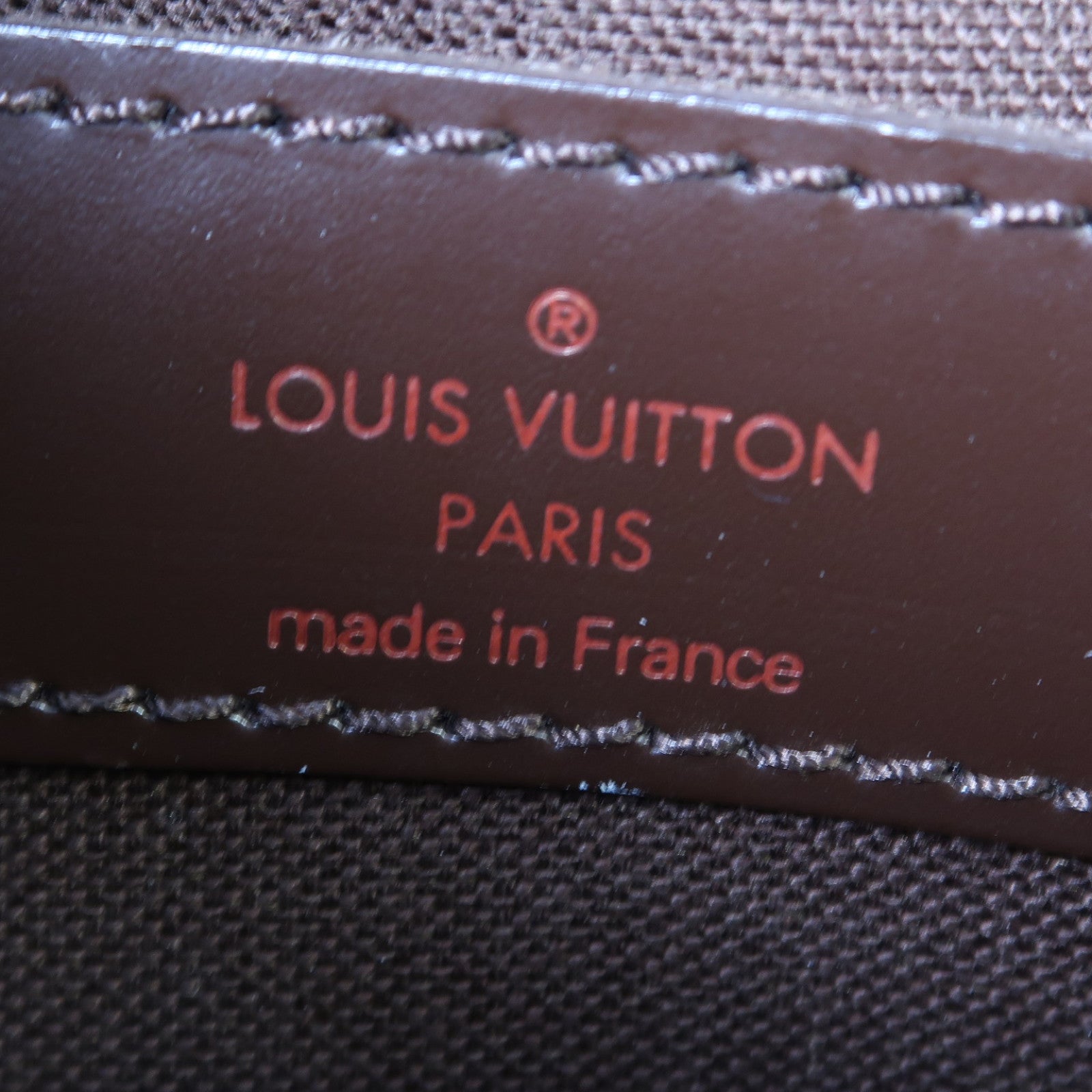 LOUIS VUITTON Damier Naviglio金扣肩背袋啡色