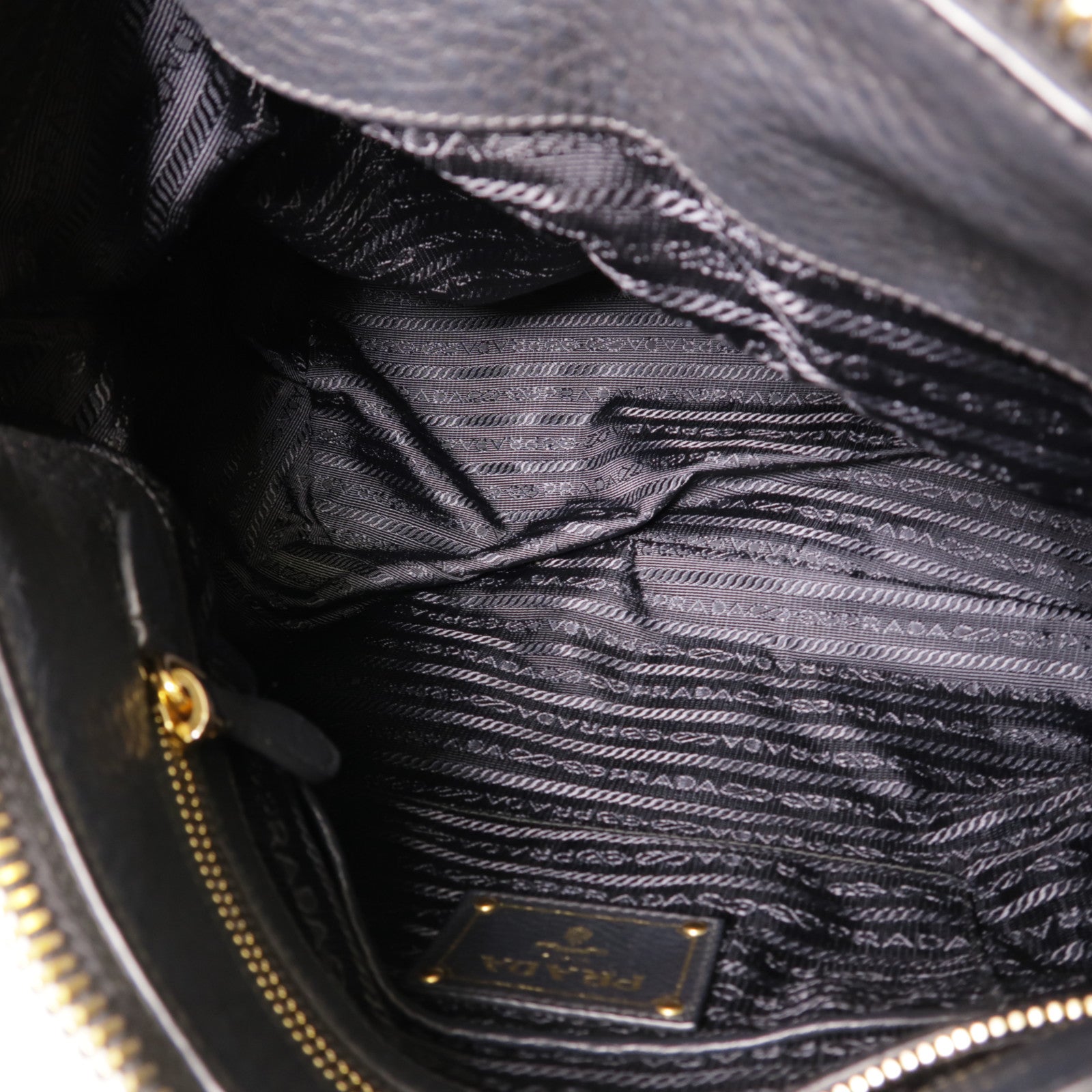 PRADA 尼龍2 Way Shoulder金扣手挽肩背兩用袋