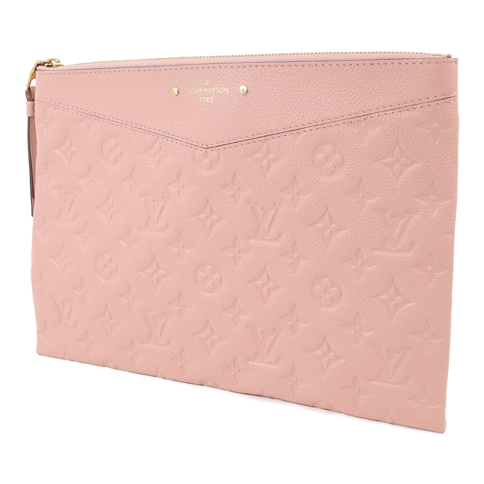LOUIS VUITTON Monogram Empreinte Daily Pouch金扣手拿包