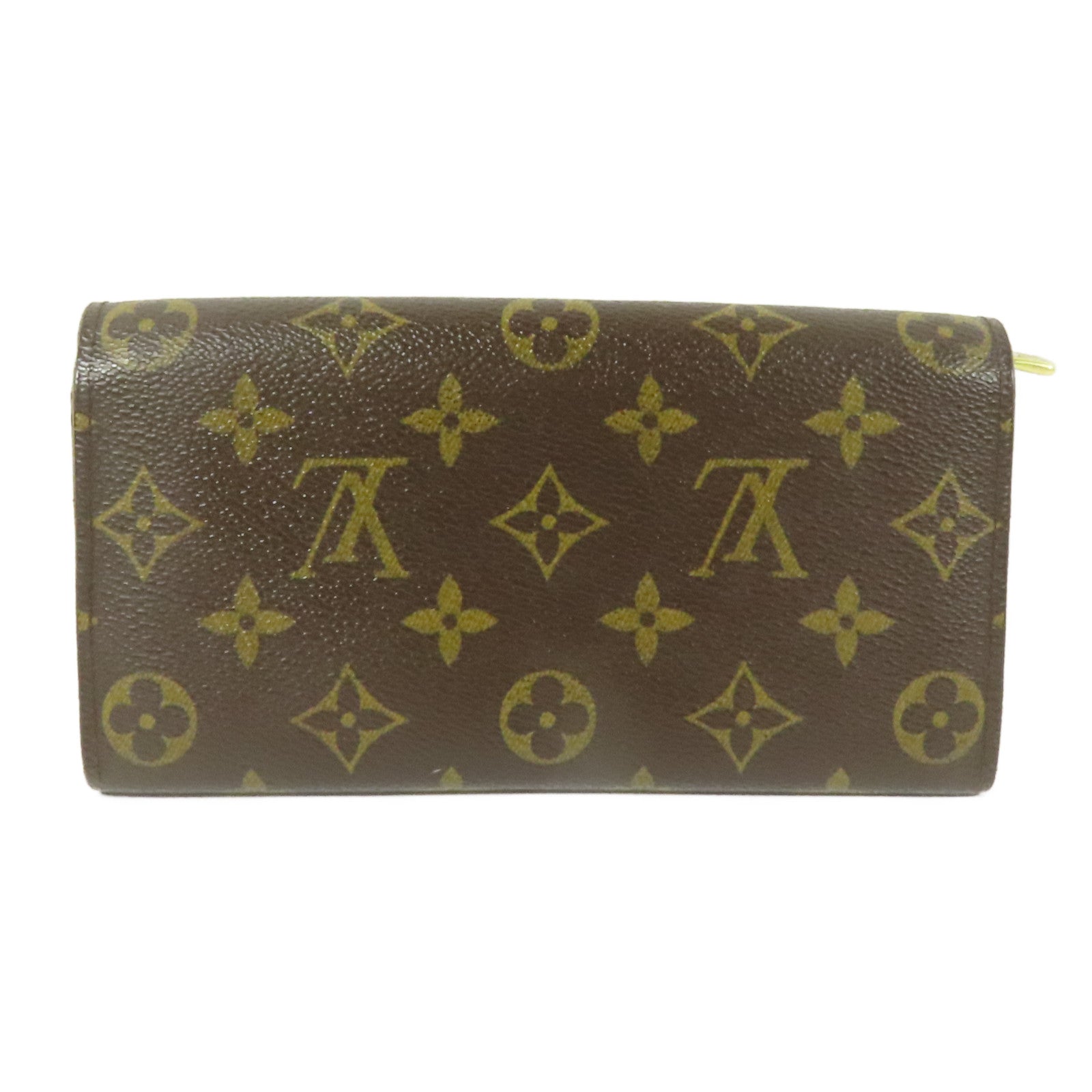 LOUIS VUITTON Monogram Long Wallet金扣長錢包