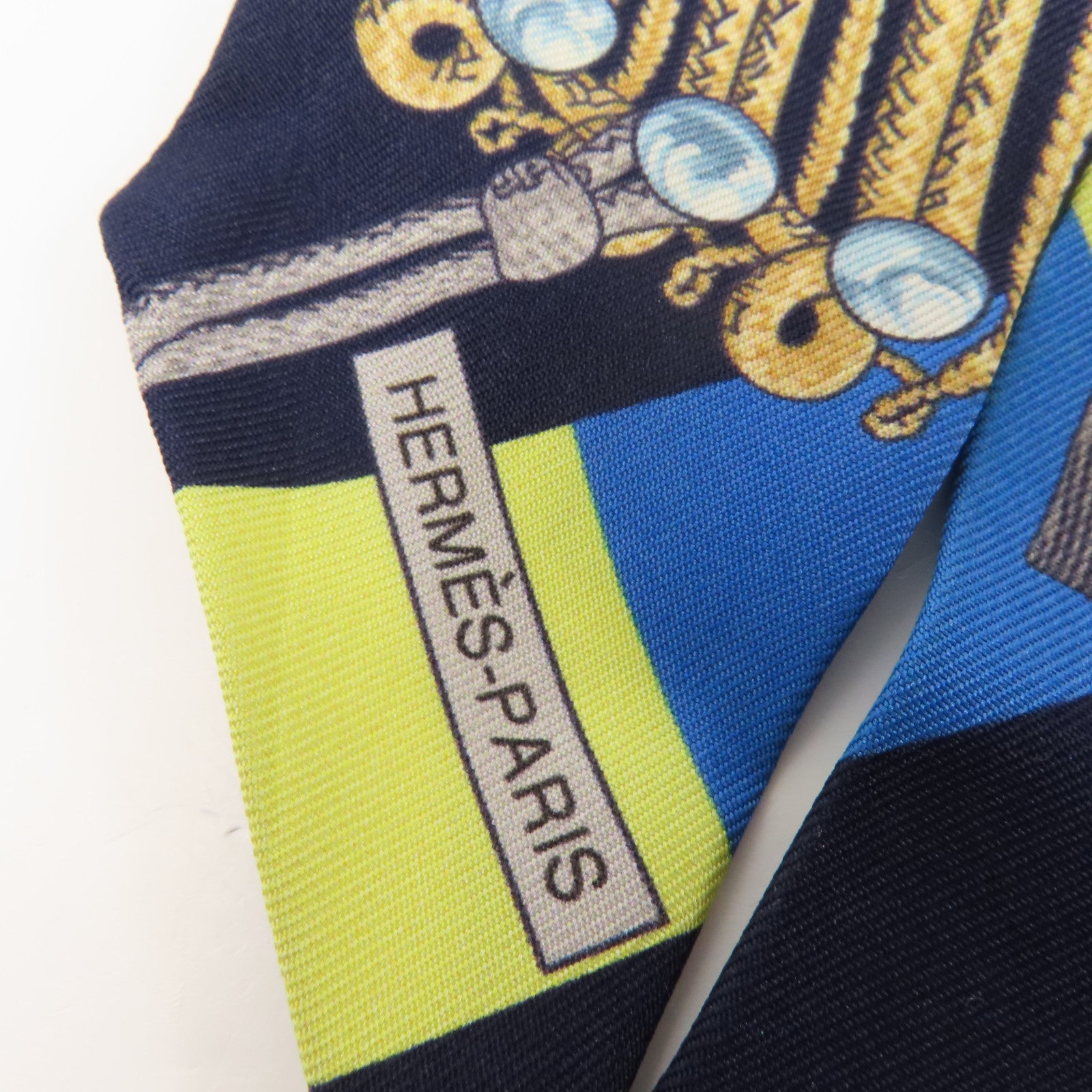 HERMES 絲質Twilly絲巾