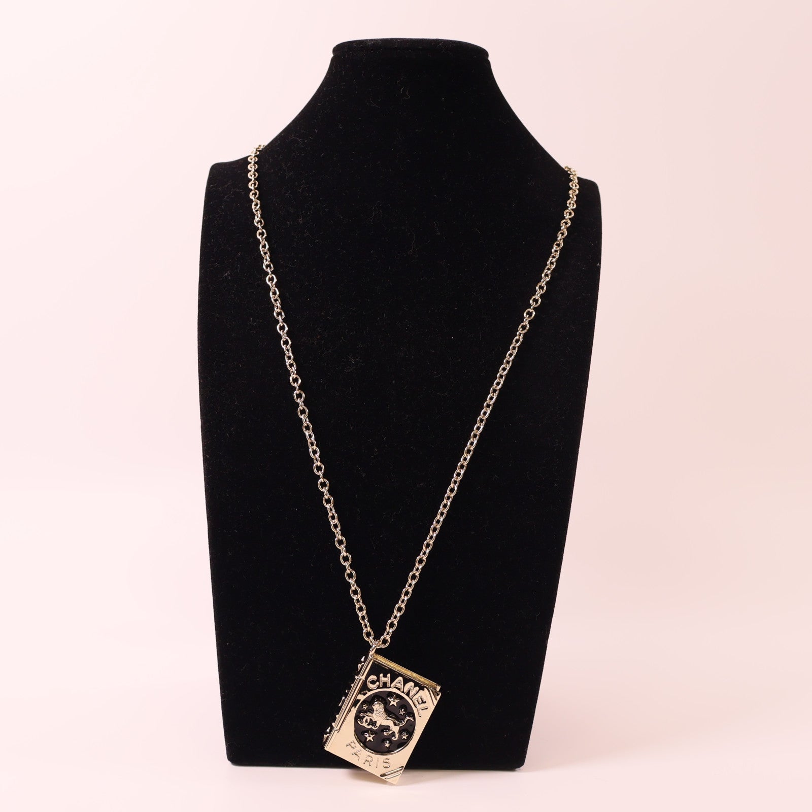 CHANEL 金屬Necklace項鍊金色/黑色