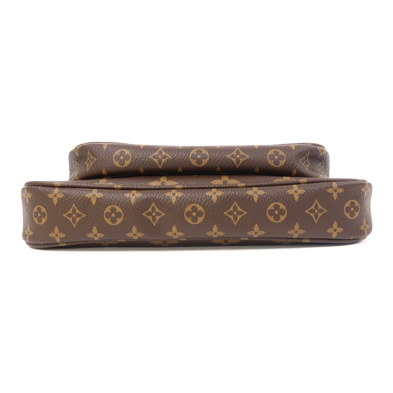 LOUIS VUITTON Monogram Multi Pochette金扣肩背袋啡色