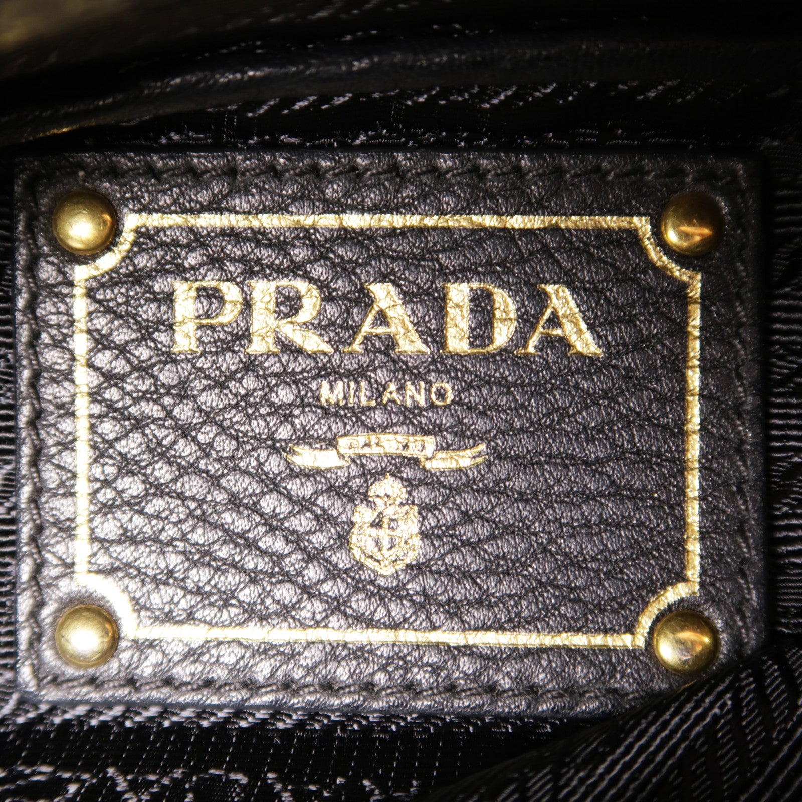 PRADA 尼龍2 Way Shoulder金扣手挽肩背兩用袋