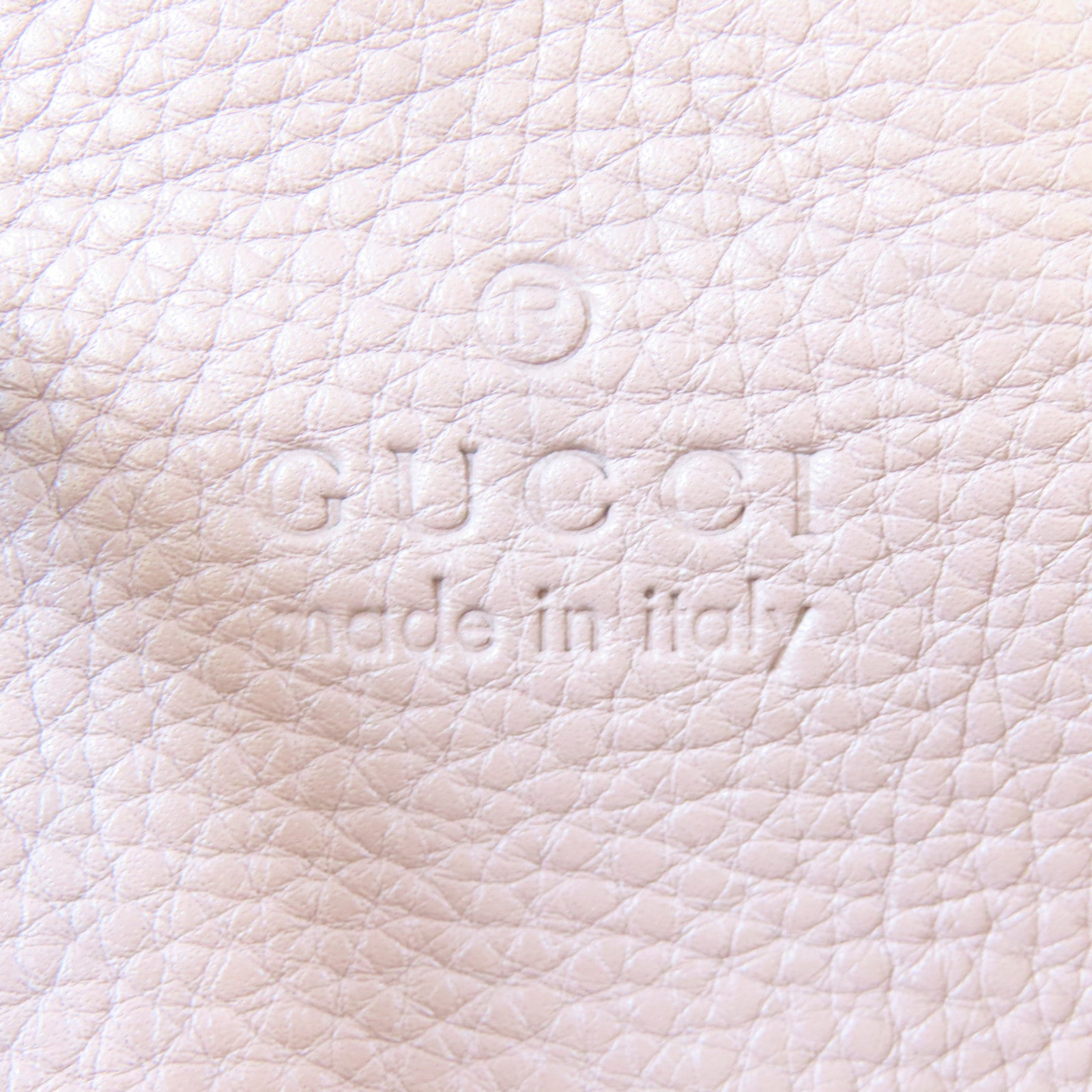GUCCI 牛皮皮革Interlocking G Tote Bag金扣肩背袋粉紅色