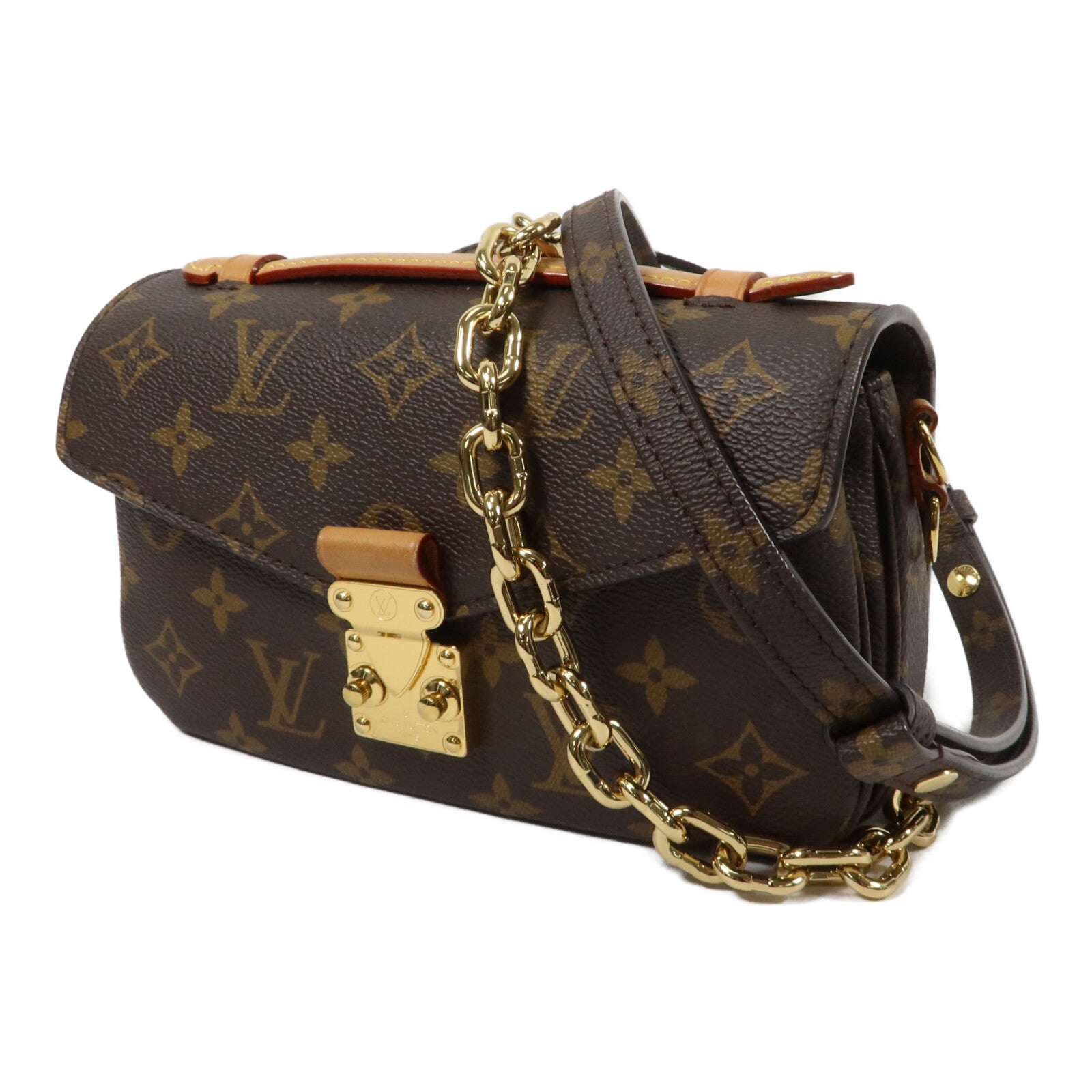 LOUIS VUITTON Monogram Pochette Metis East West手挽肩背兩用袋