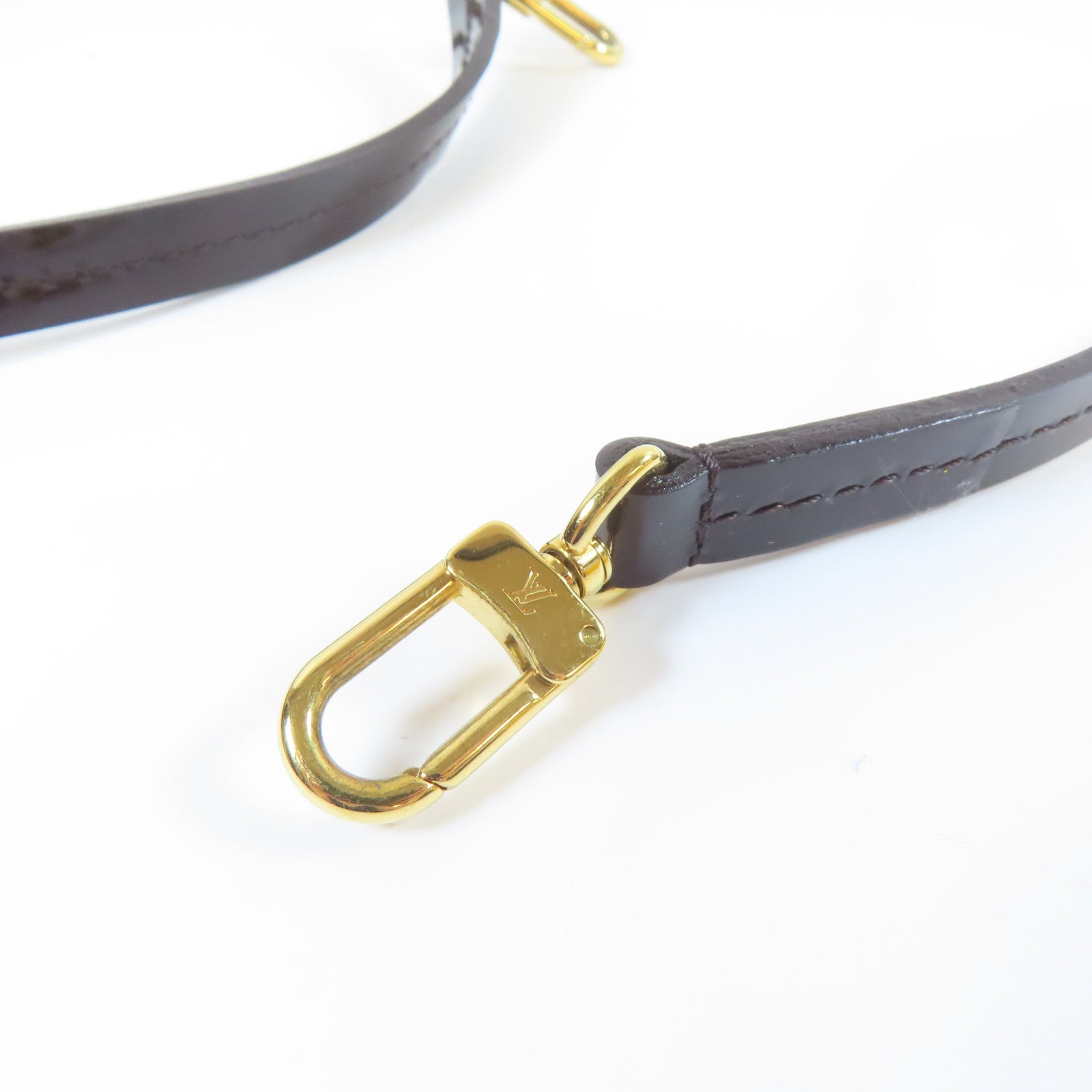 LOUIS VUITTON 【激減優惠】Vernis Brera PM金扣手挽肩背兩用袋啡色