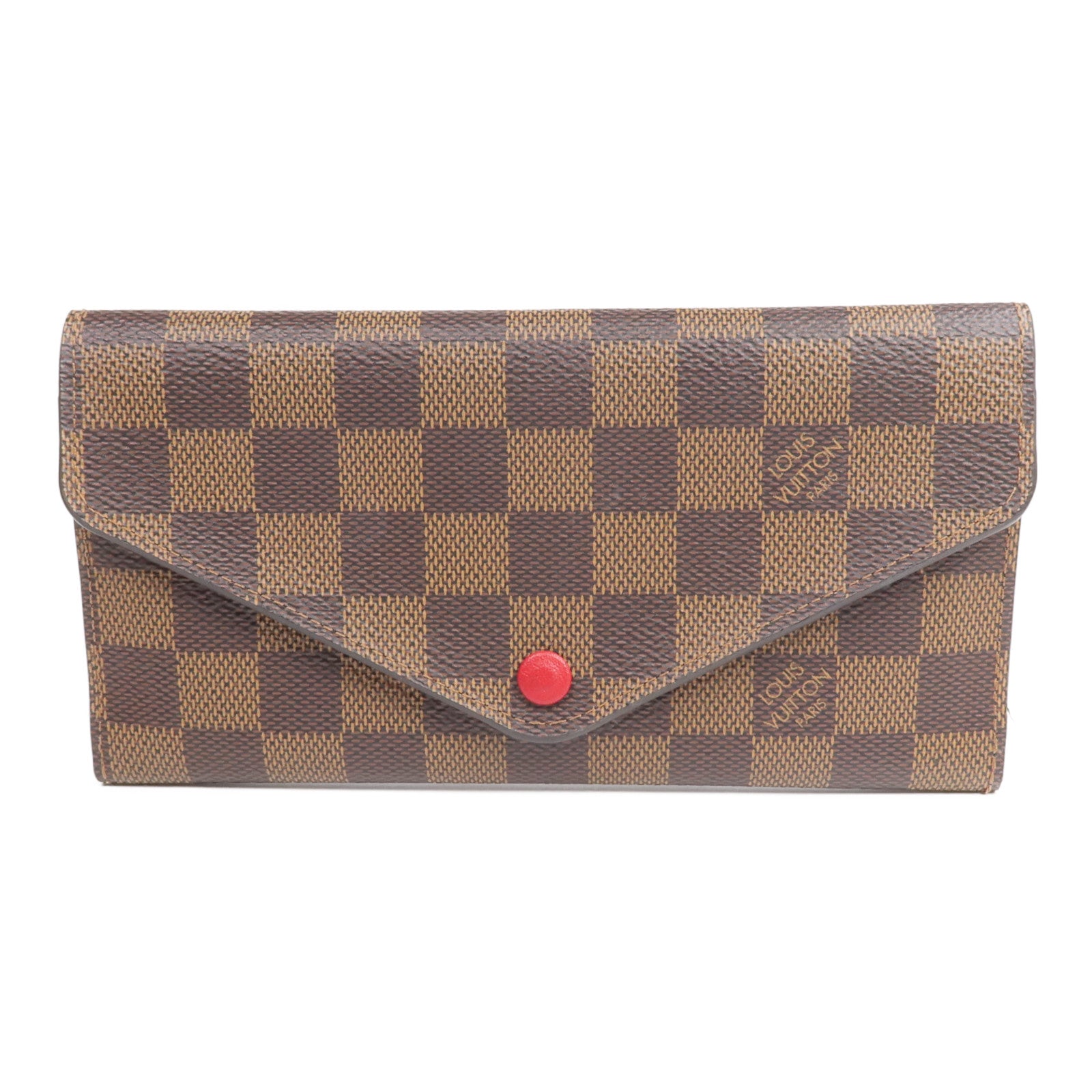 LOUIS VUITTON Damier Josephine Wallet金扣長錢包