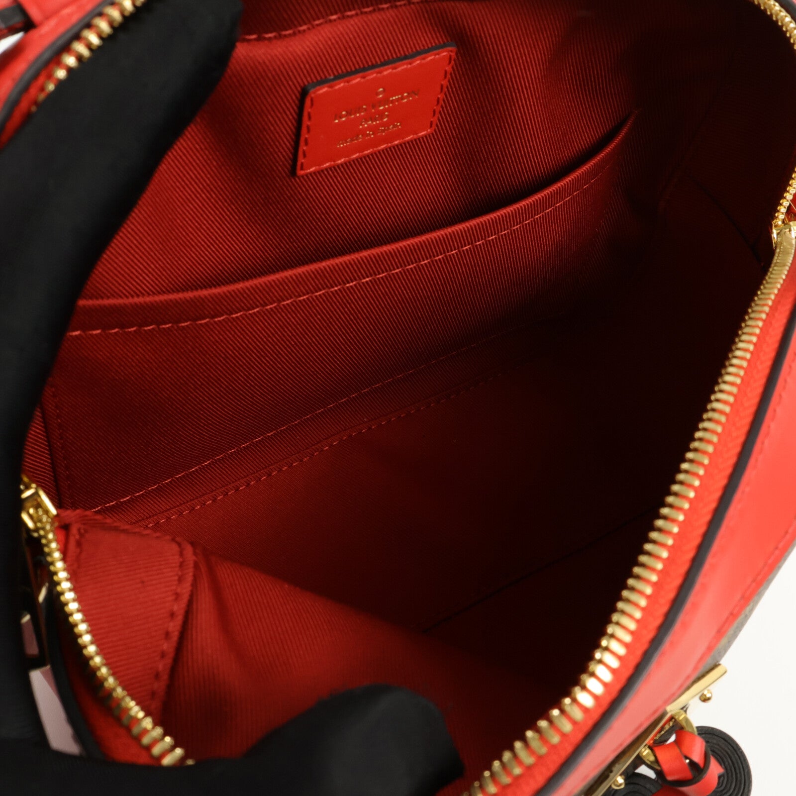 LOUIS VUITTON 塗層帆布Monogram Saintonge手挽肩背兩用袋