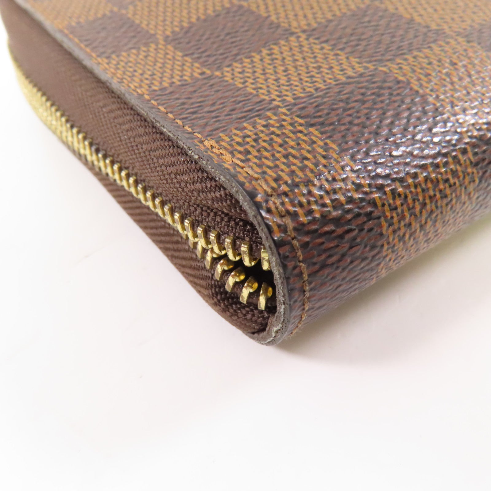 LOUIS VUITTON Damier Zippy Organizer金扣長錢包