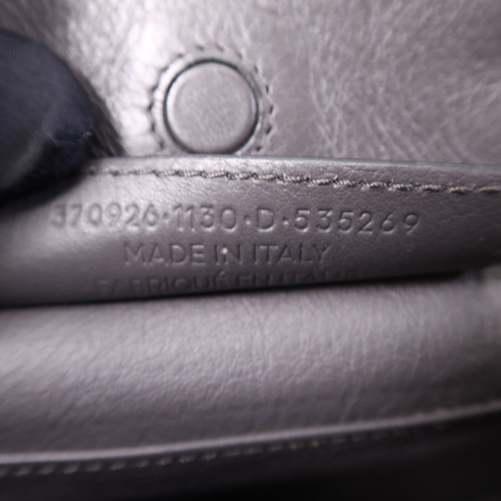 BALENCIAGA 牛皮皮革Shoulder Bag銀扣手挽肩背兩用袋