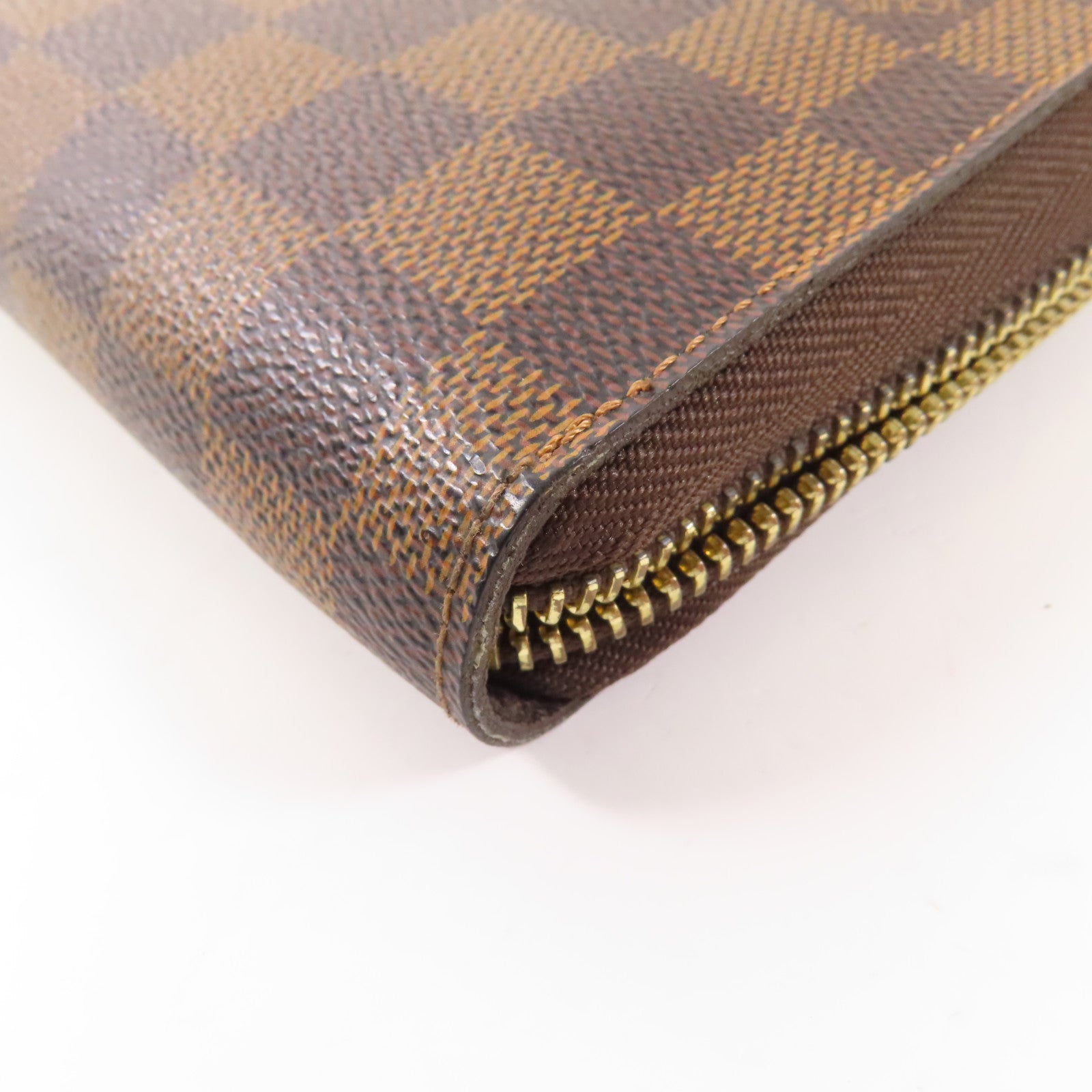 LOUIS VUITTON Damier Zippy Organizer金扣長錢包