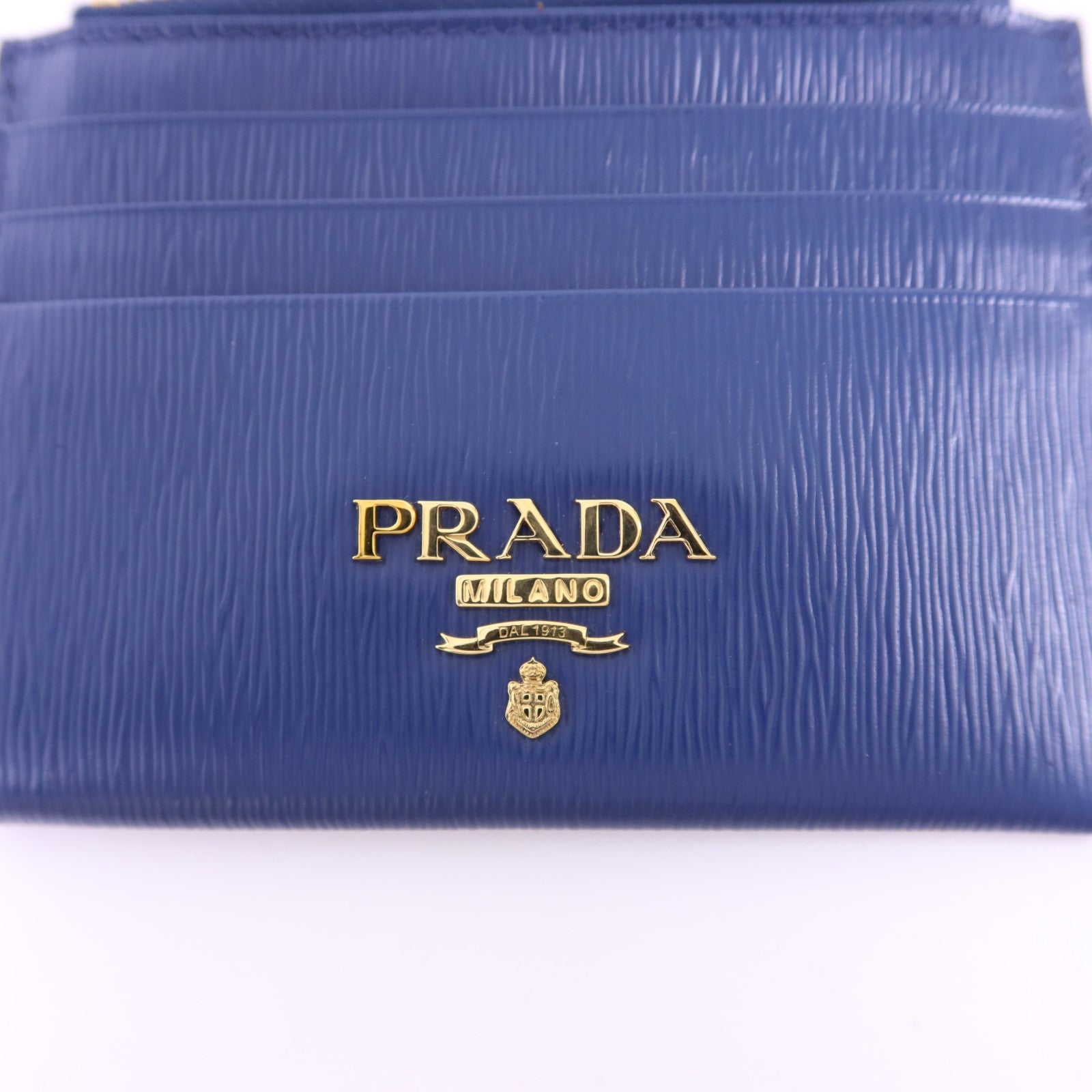 PRADA 牛皮皮革Card Case金扣卡片套
