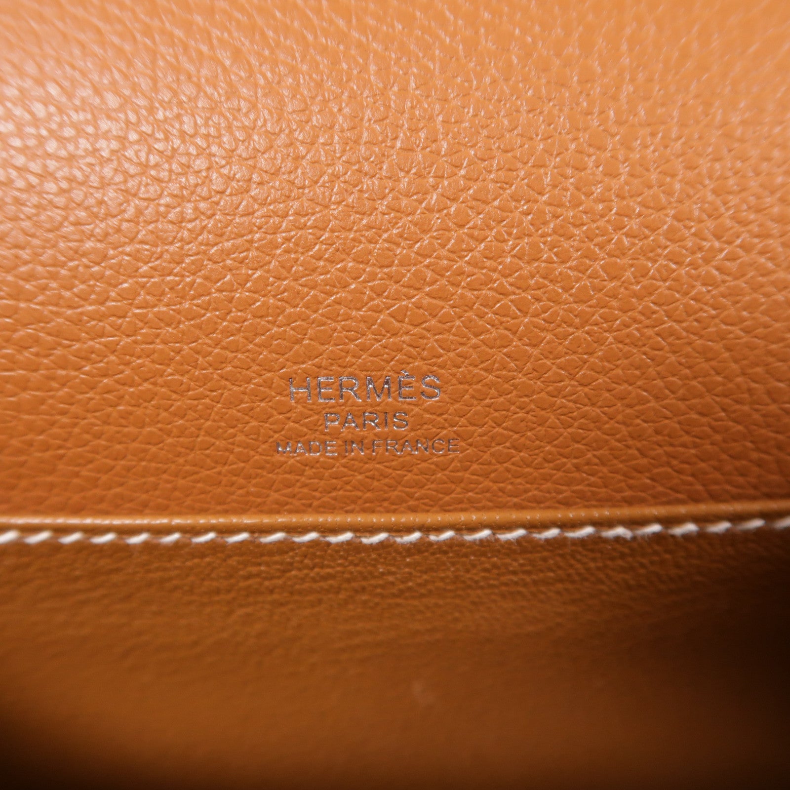 HERMES 【激減優惠】Evercolor皮革Mini Roulis銀扣肩背袋Gold