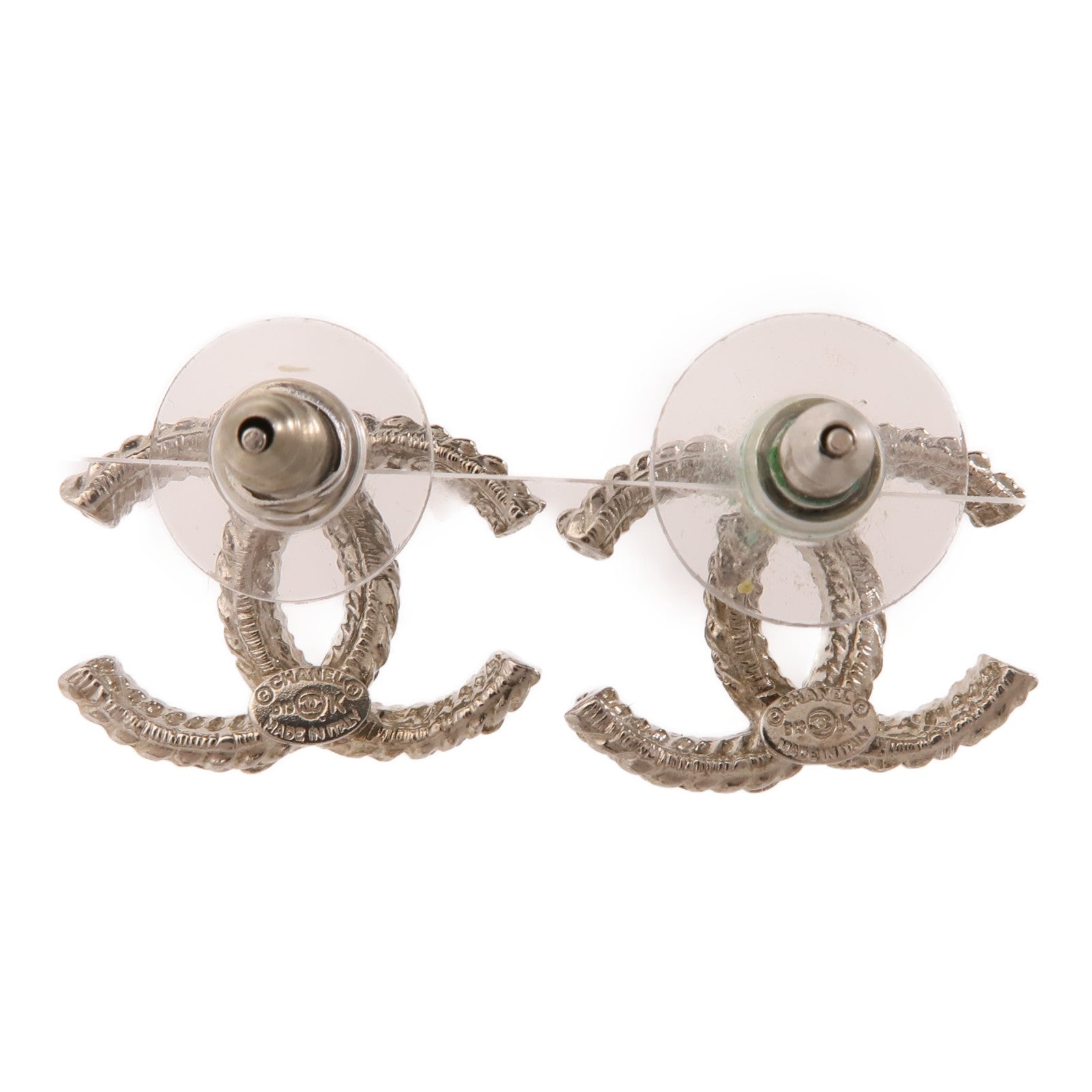 CHANEL 金屬Earrings耳環銀色