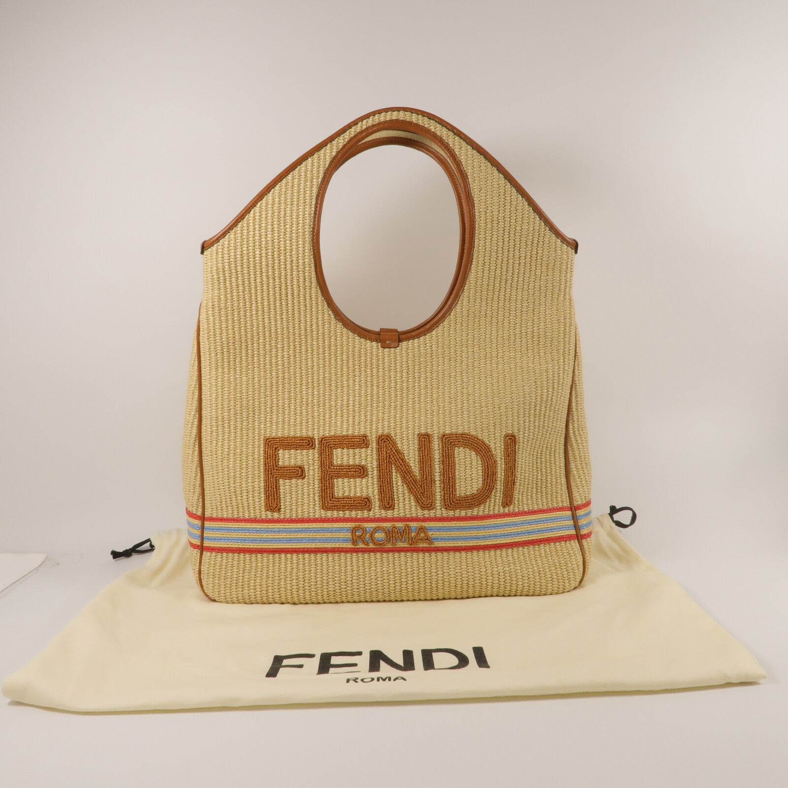 FENDI Raffia Shoulder Bag肩背袋