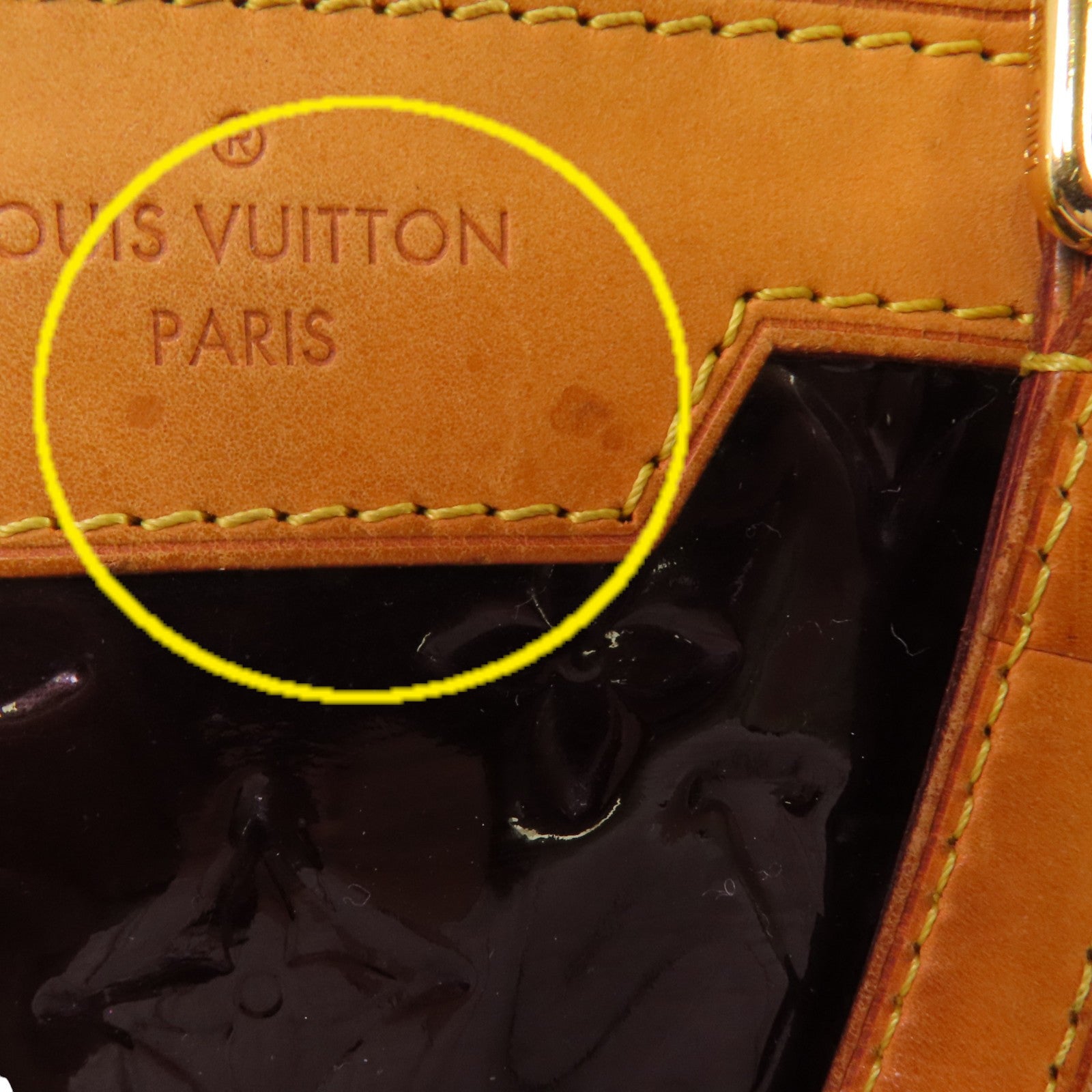 LOUIS VUITTON LV GHW Brea MM Handbag Shoulder Bag M91619 Mono-Vernis Wine-Red