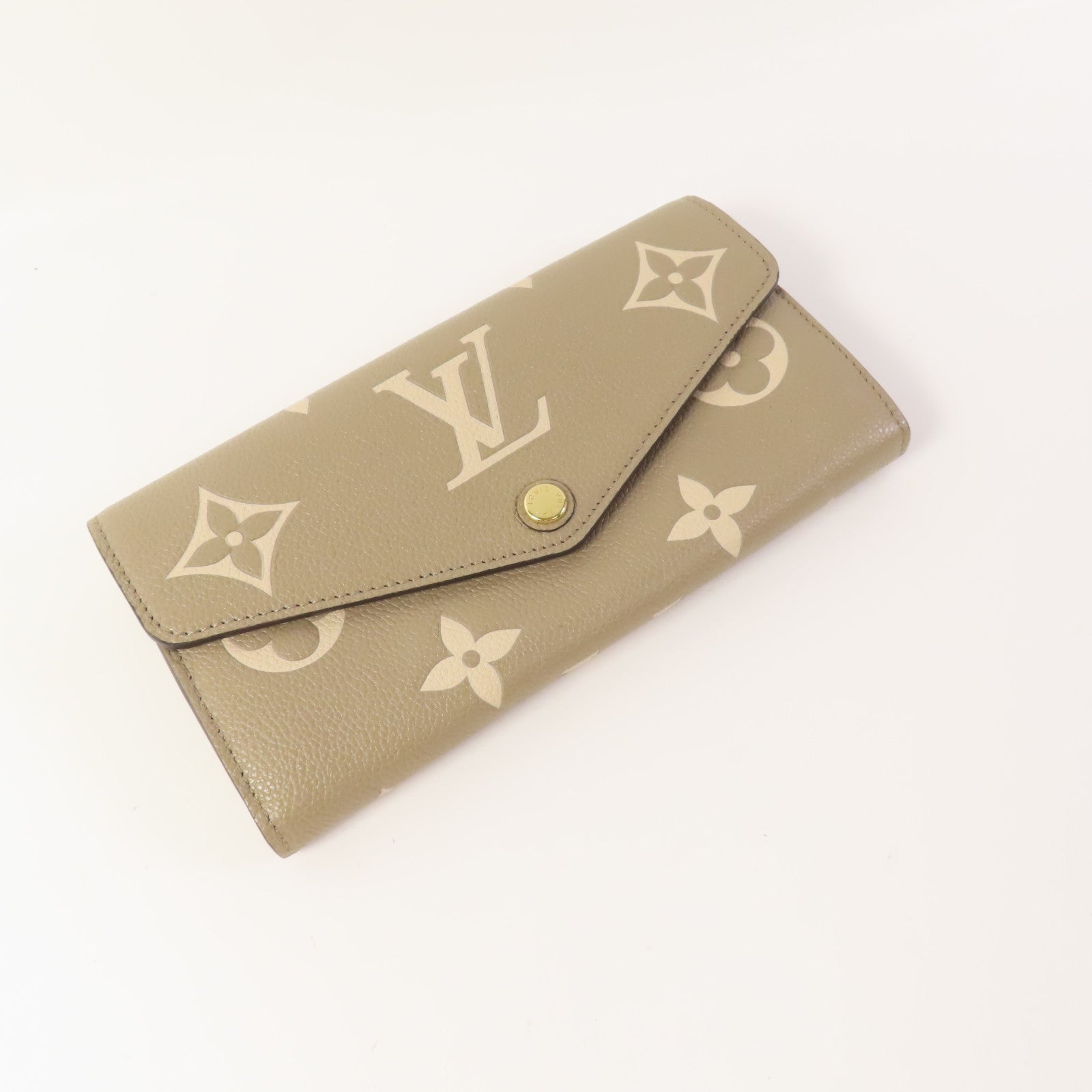 LOUIS VUITTON Mono-Empreinte Sarah長錢包